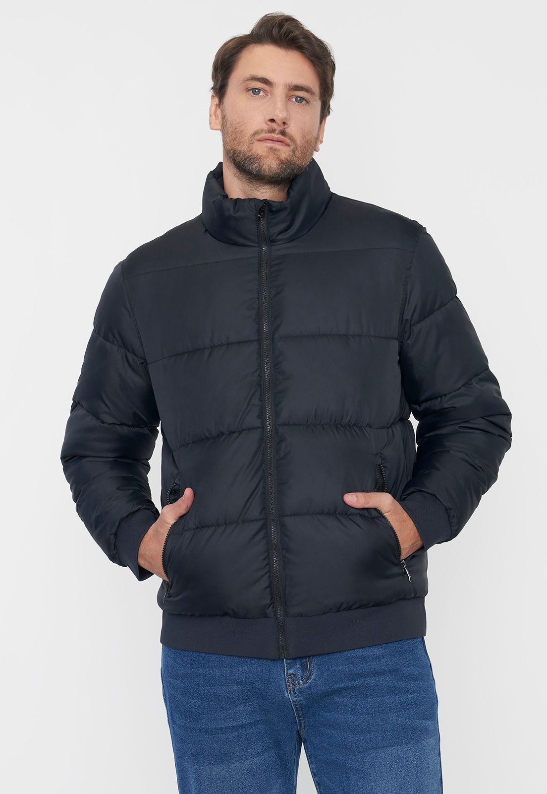 Parka Hombre Rib Negro Corona-0