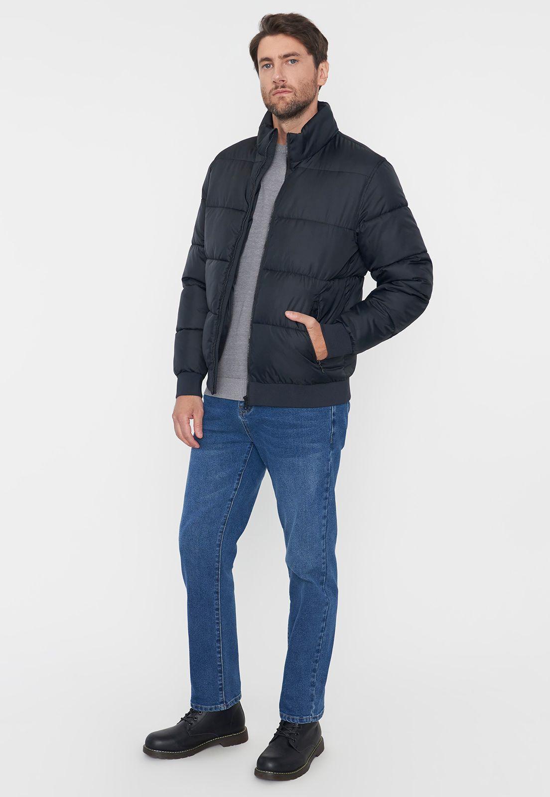 Parka Hombre Rib Negro Corona-3