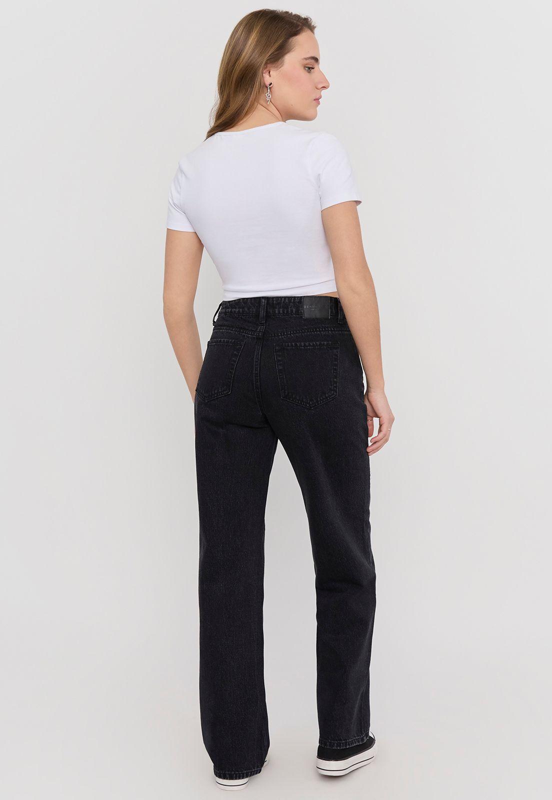 Jeans Skinny Mujer Básico 5 Bolsillos Negro Corona-2