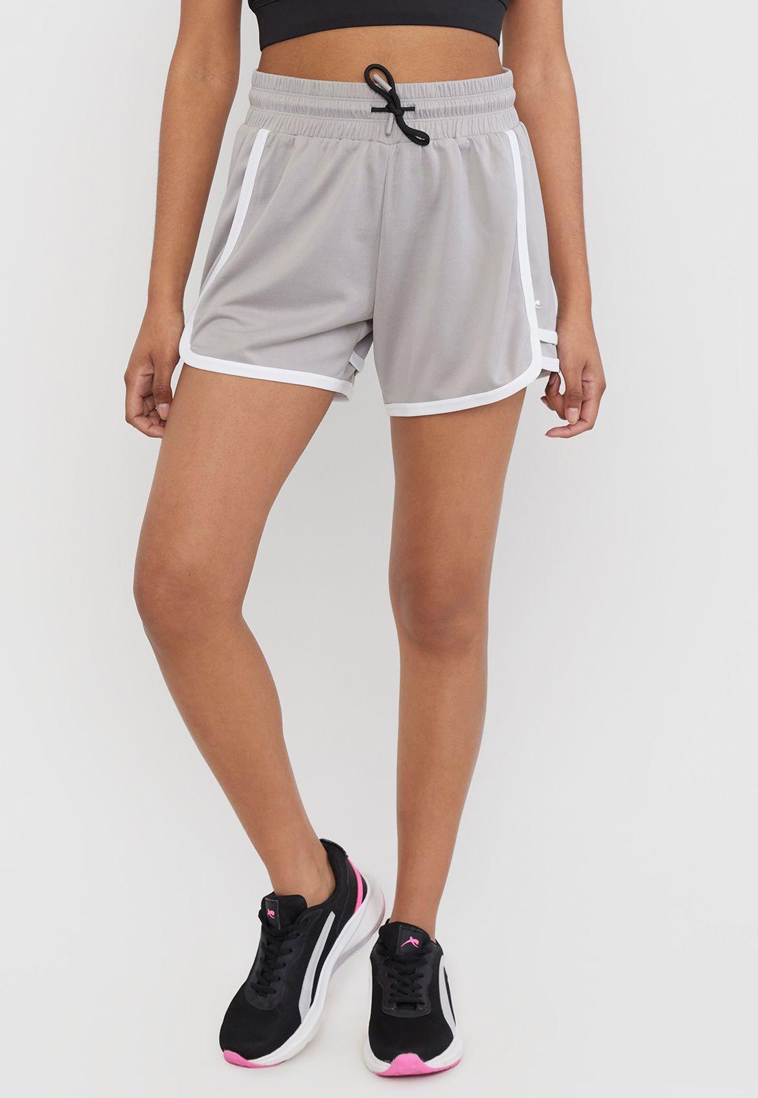 Short Mujer Deportivo Running Gris Corona-0