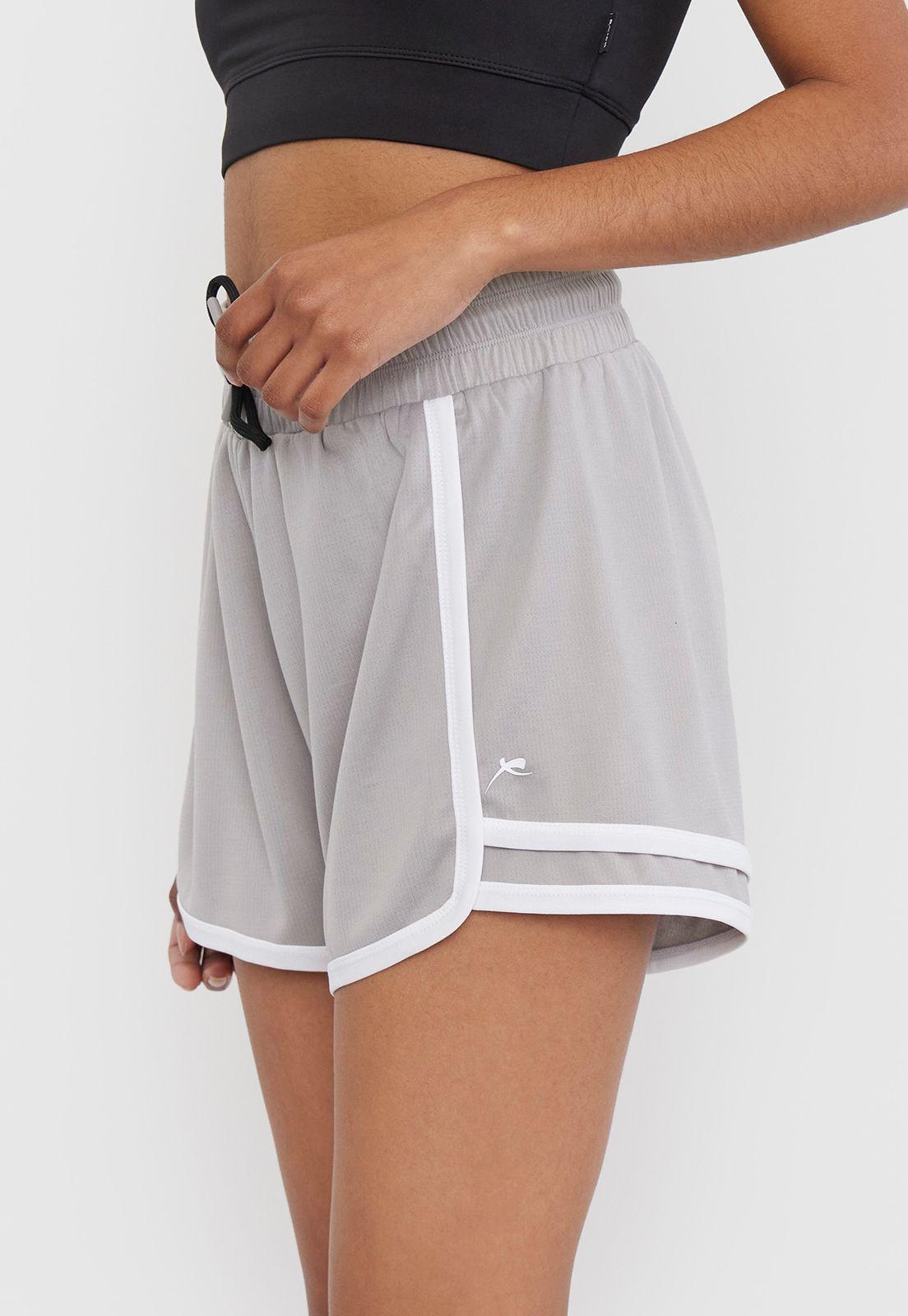 Short Mujer Deportivo Running Gris Corona-2
