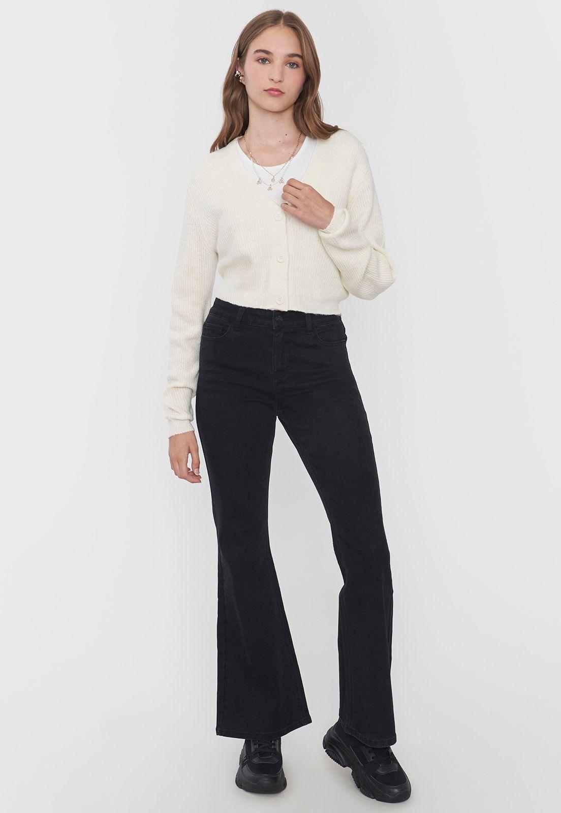 Sweater Mujer Cárdigan Ecru Corona-3