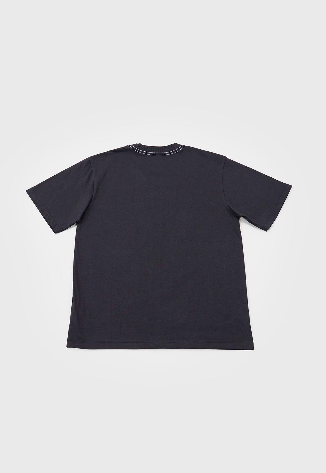 Polera Niño Teen M/C Focal Print Negro Corona-1