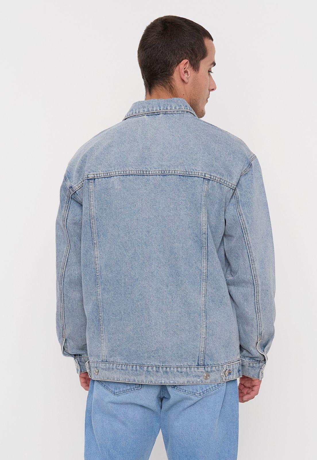 Chaqueta Hombre Azul Claro Denim Corona-2