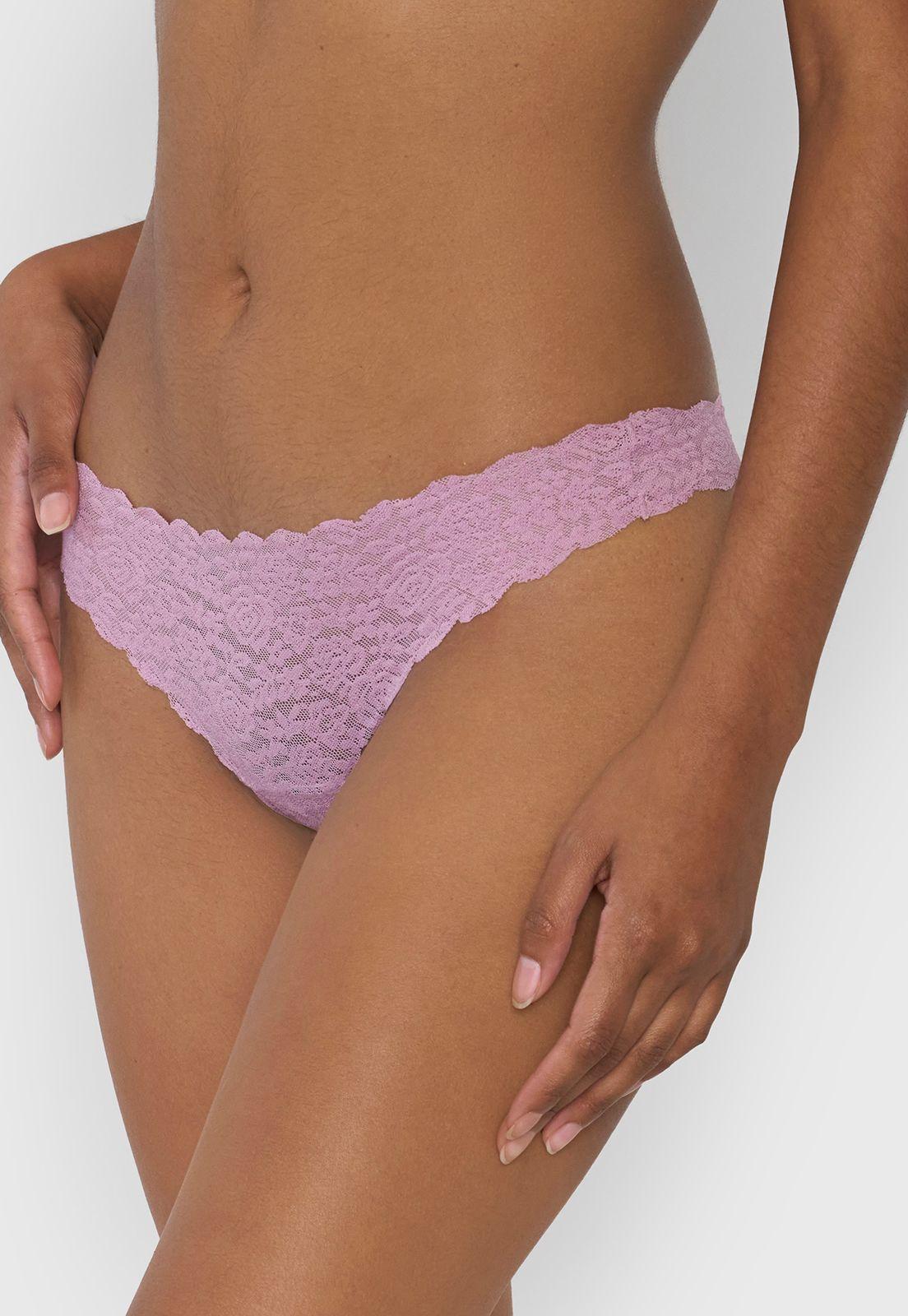 Colaless Mujer Encaje Malva Corona-3