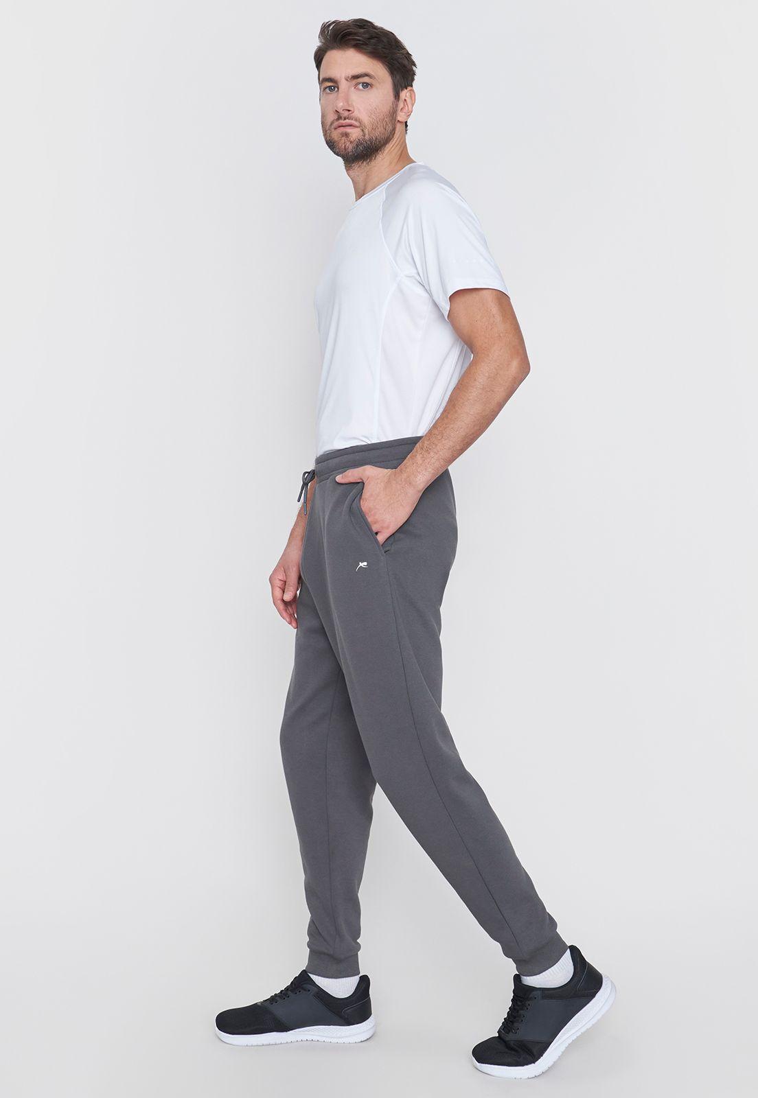 Buzo Hombre Deportivo Jogger Color Charcoal Corona-3
