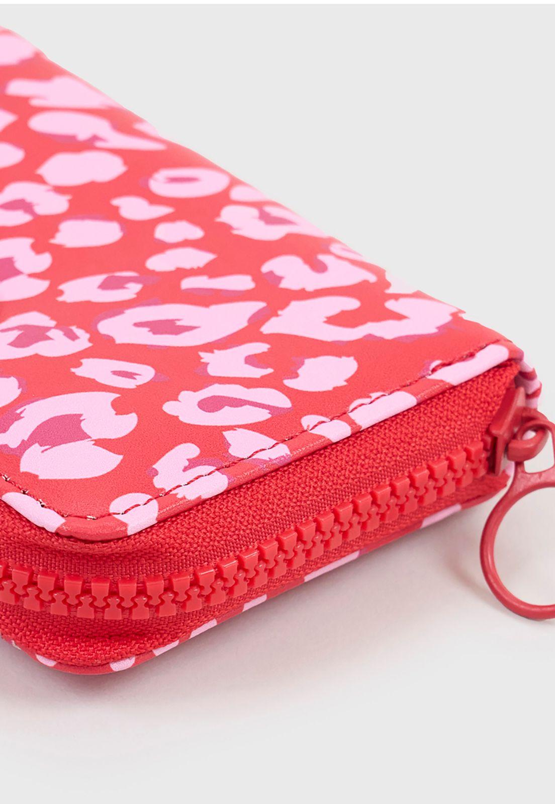 Billetera Mujer Pequeña Rojo Corona-2