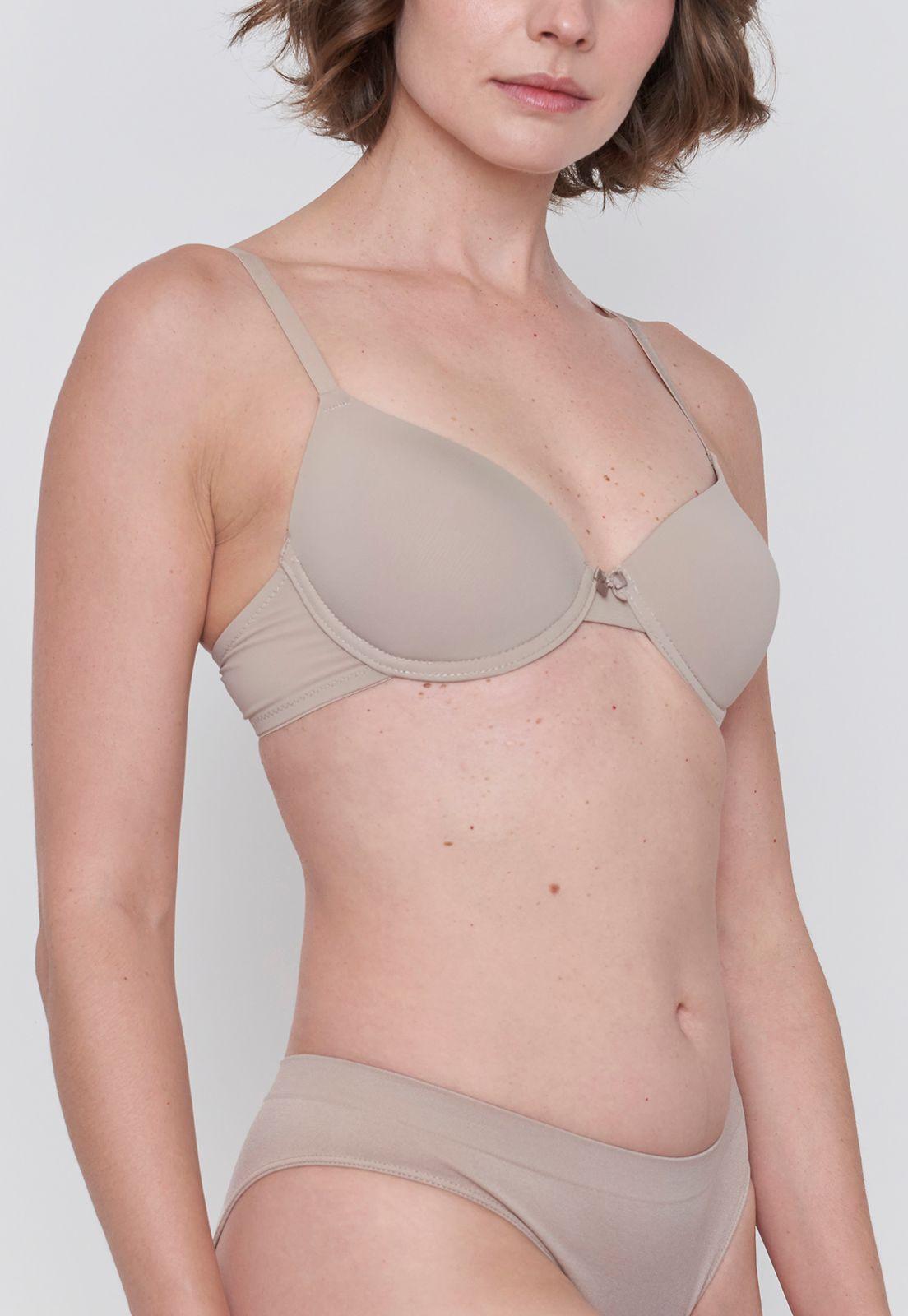 Sostén Mujer Básico Beige Copa B Corona-2