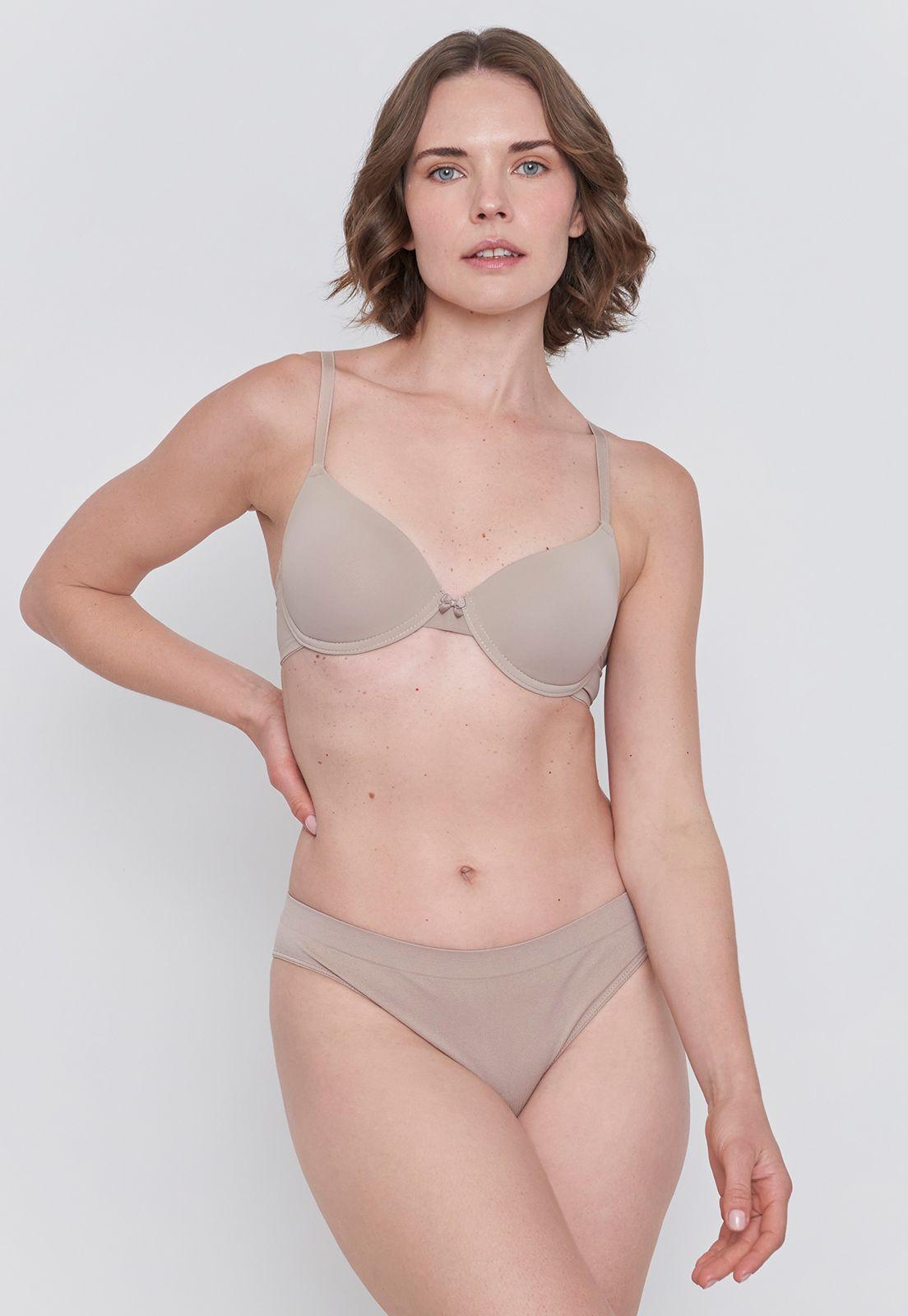 Sostén Mujer Básico Beige Copa B Corona-3