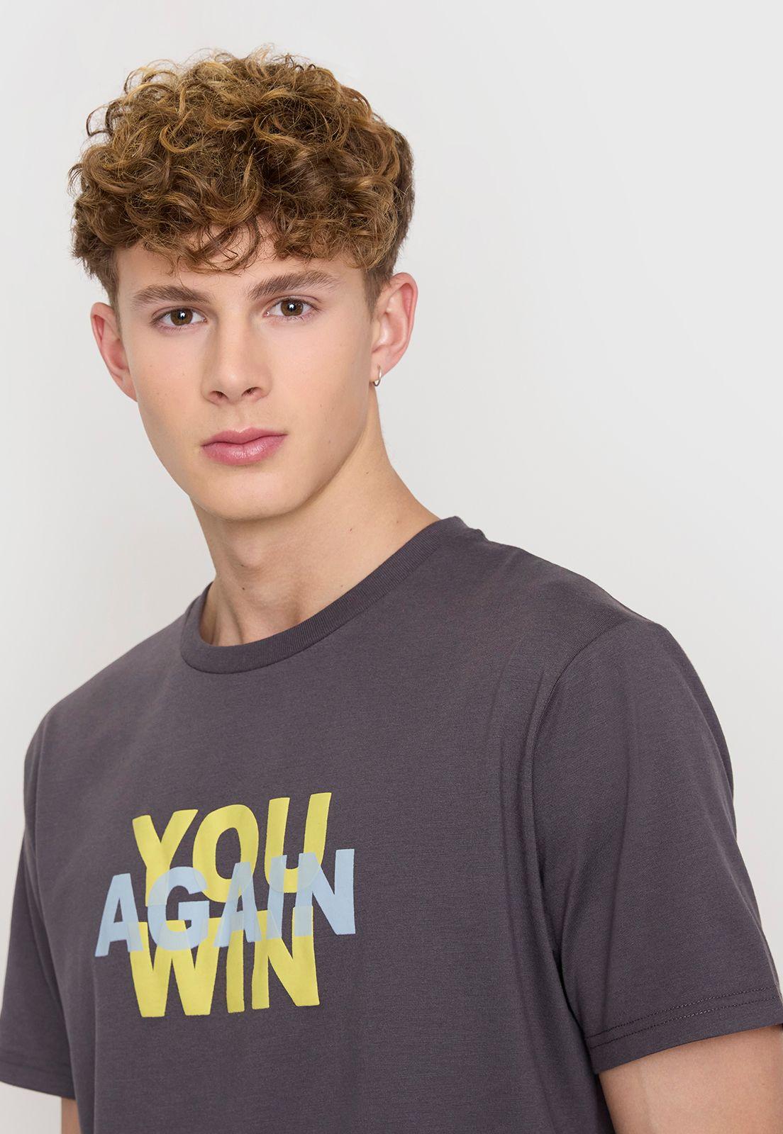 Polera Hombre Deportiva Fun Lettering Charco Corona-2