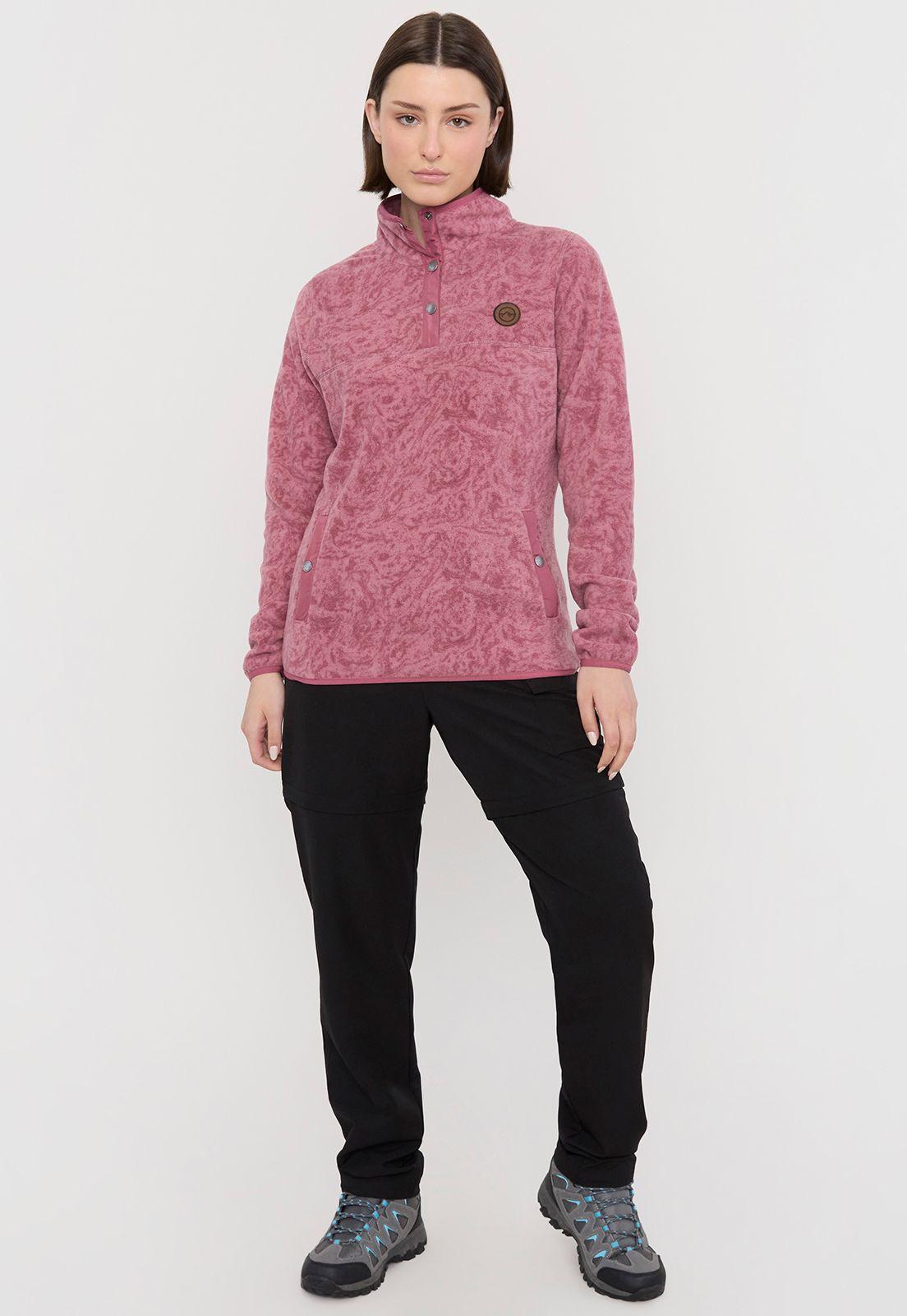 Polar Outdoor Mujer Snaps Rosado Corona-3