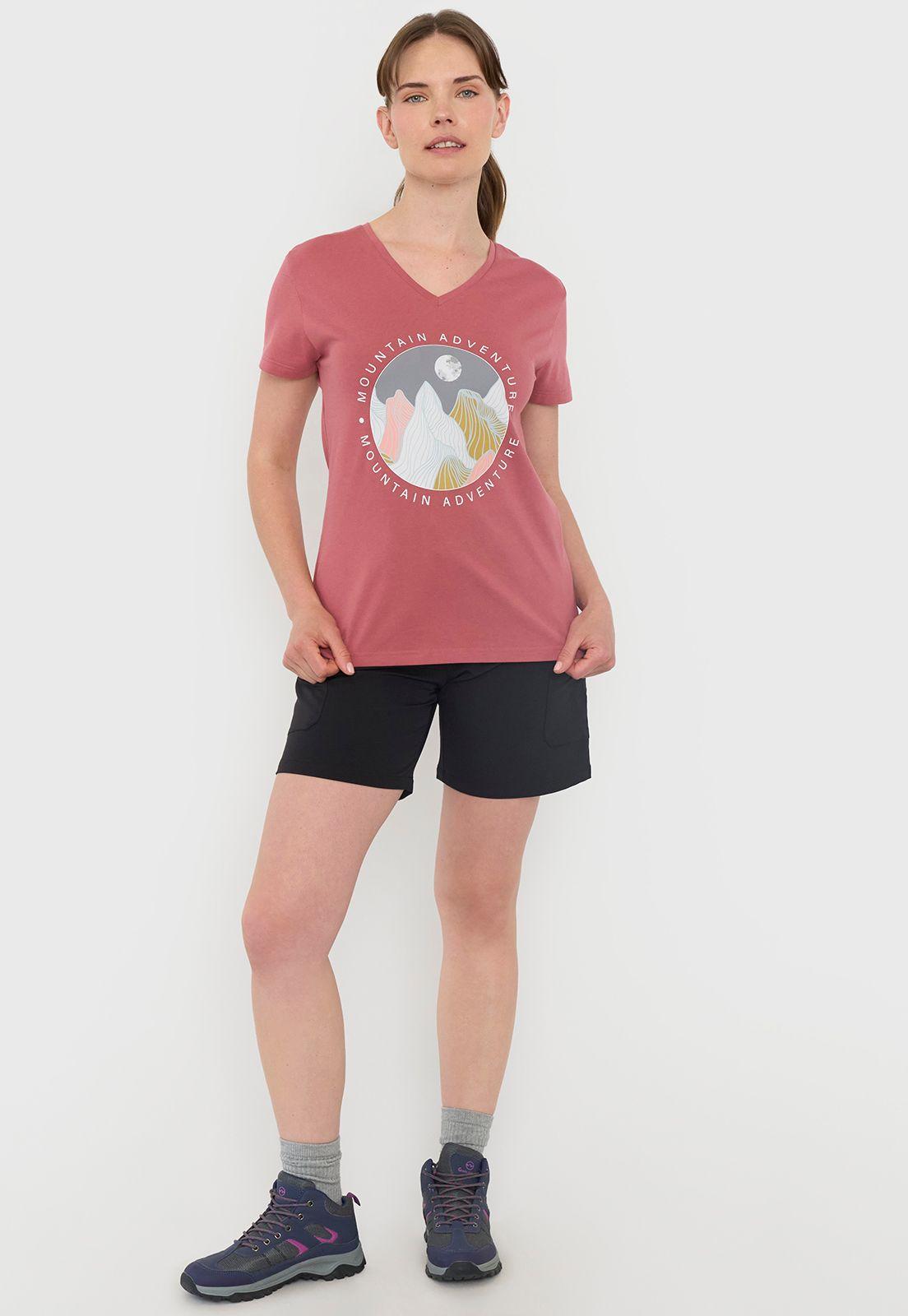 Polera Outdoor Mujer Fun Rojo Corona-3