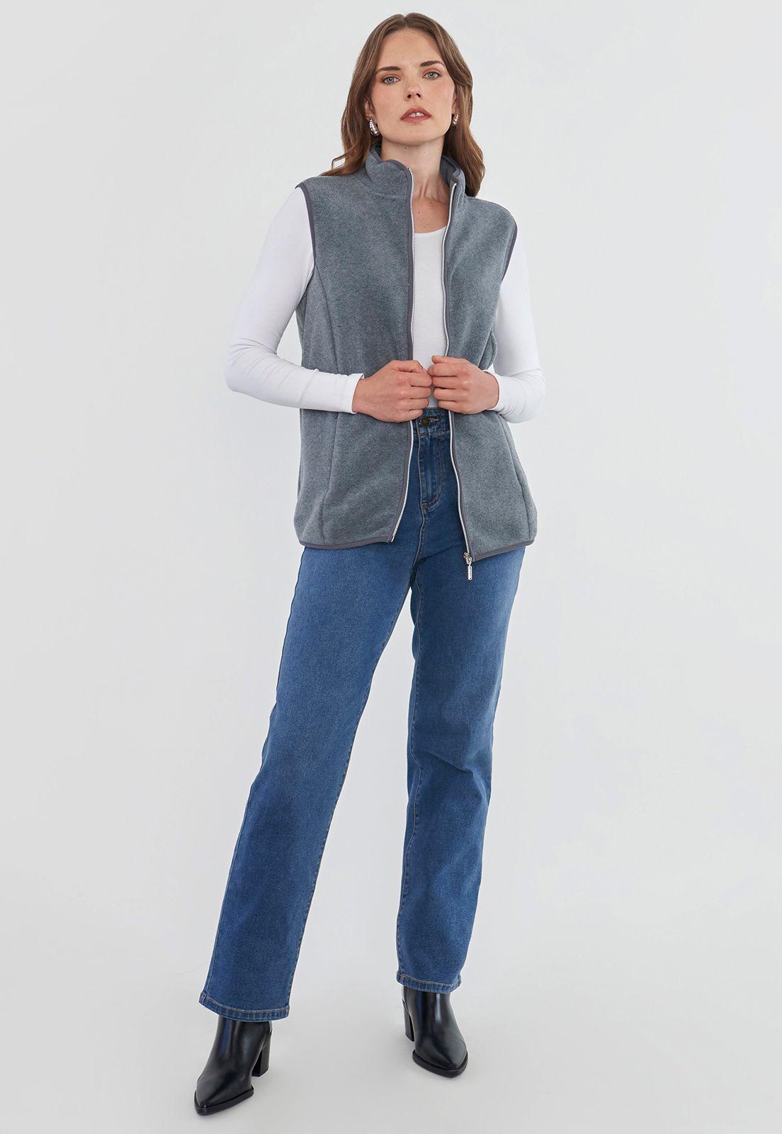 Polar Mujer Sin Mangas Gris Melange Corona-3
