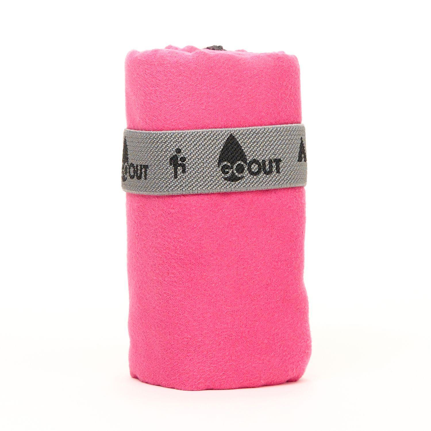 Toalla de microfibra Go Ot 100% reciclada, tamaño S Fucsia-2