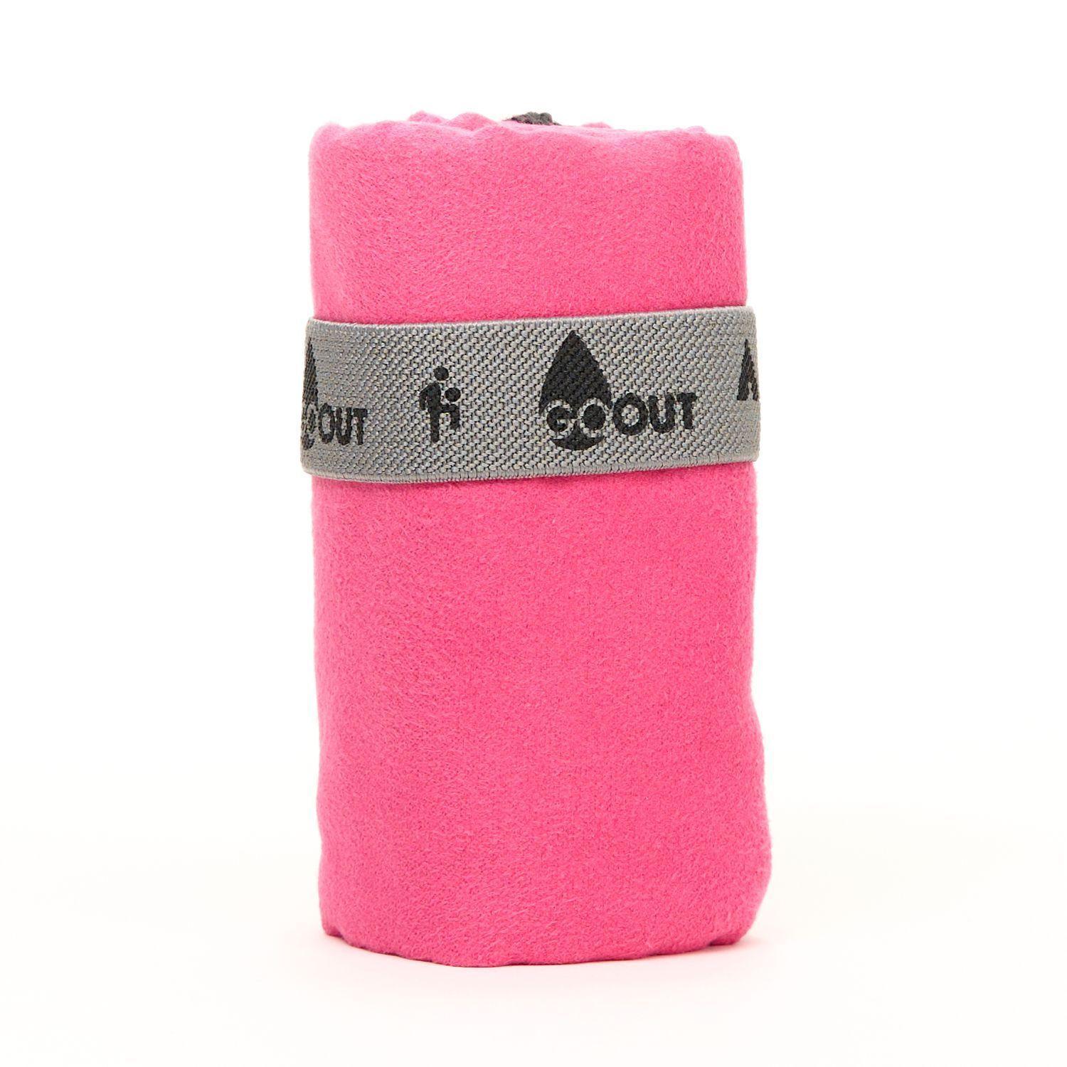 Toalla de microfibra Go Ot 100% reciclada, tamaño S Fucsia-2
