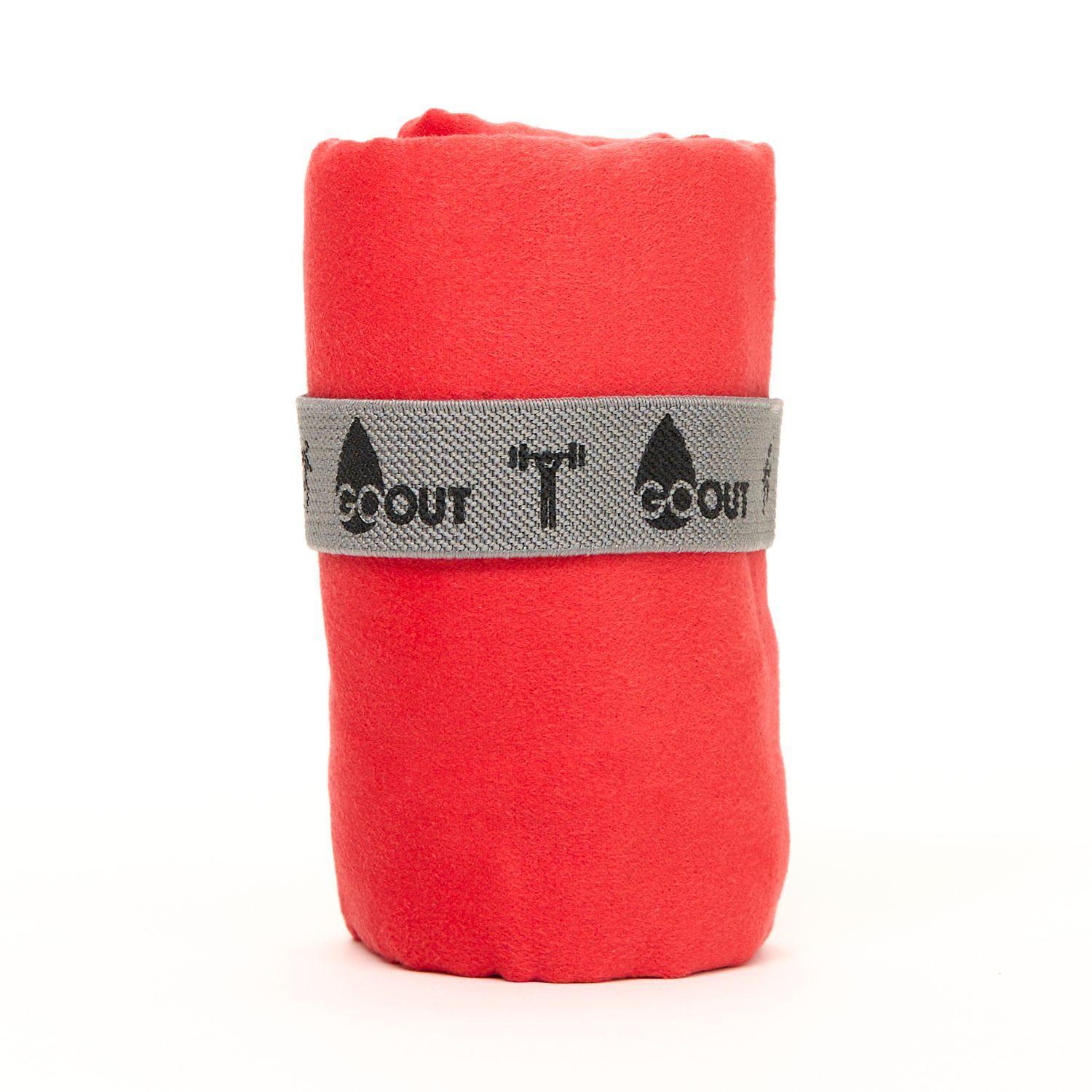 Toalla de microfibra Go Ot 100% reciclada, tamaño S Rojo-2