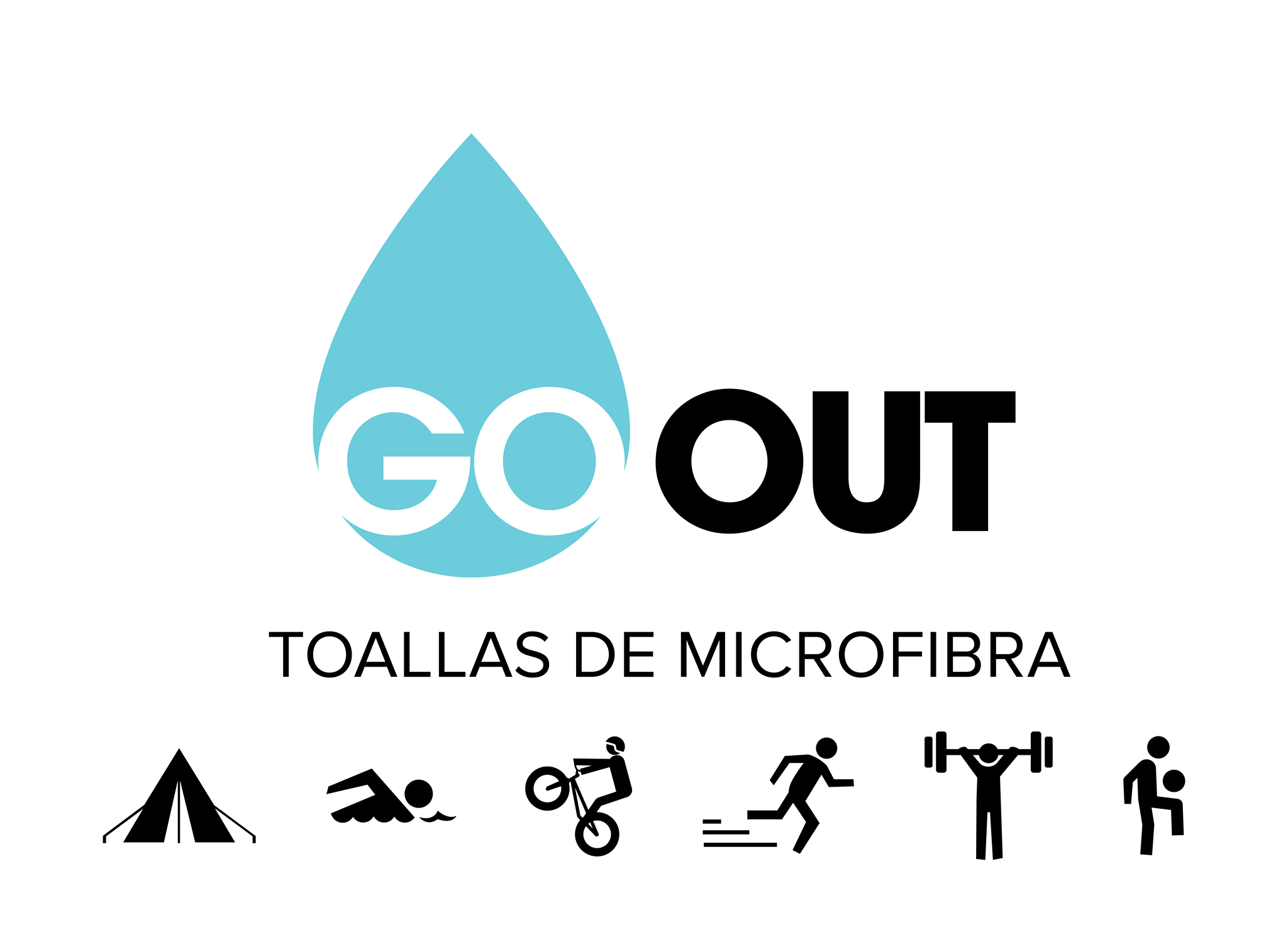 Go Out toalla de microfibra L Fucsia-4