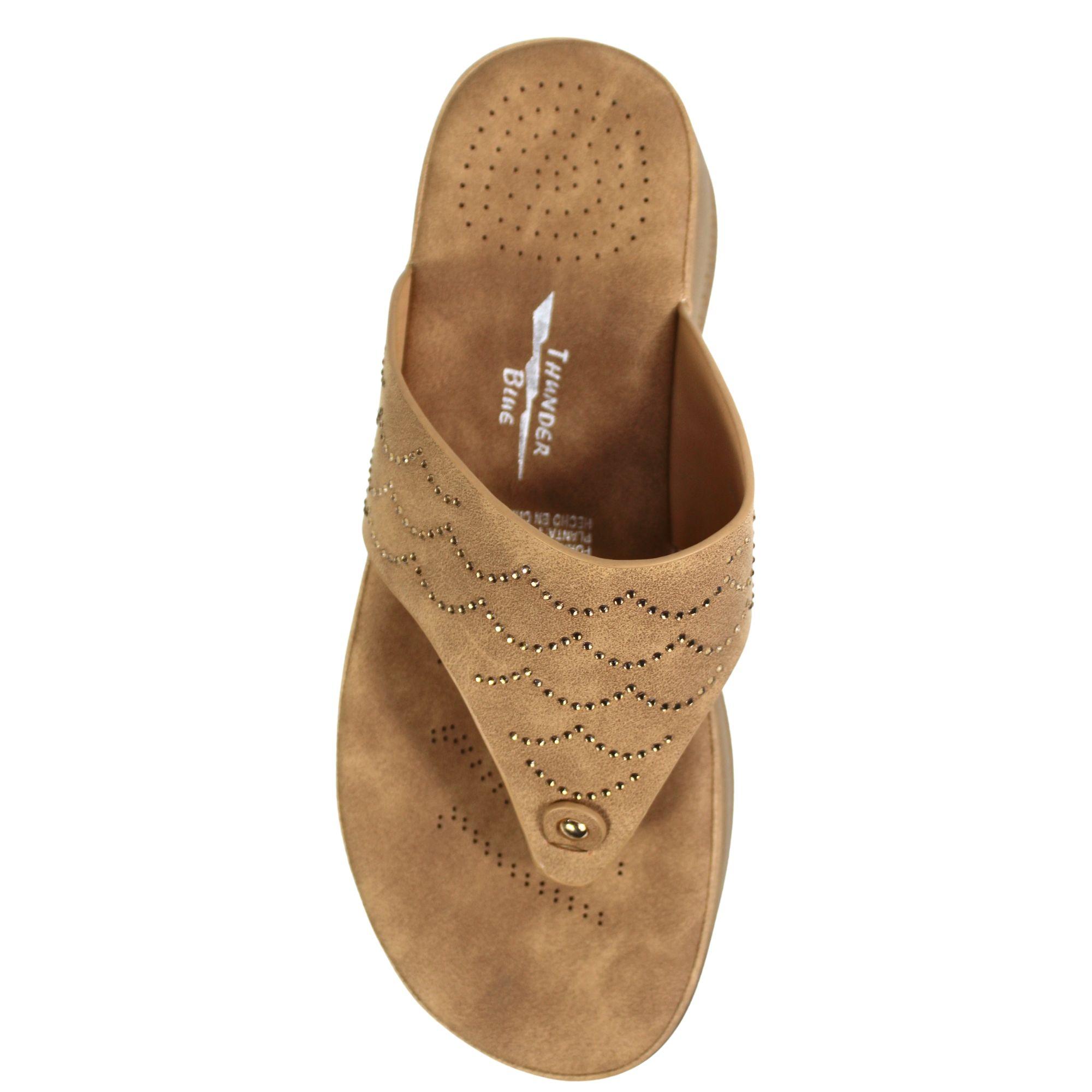 Sandalia Casual Mujer Plataforma y Diseño 0419-5 Café Oscuro-3