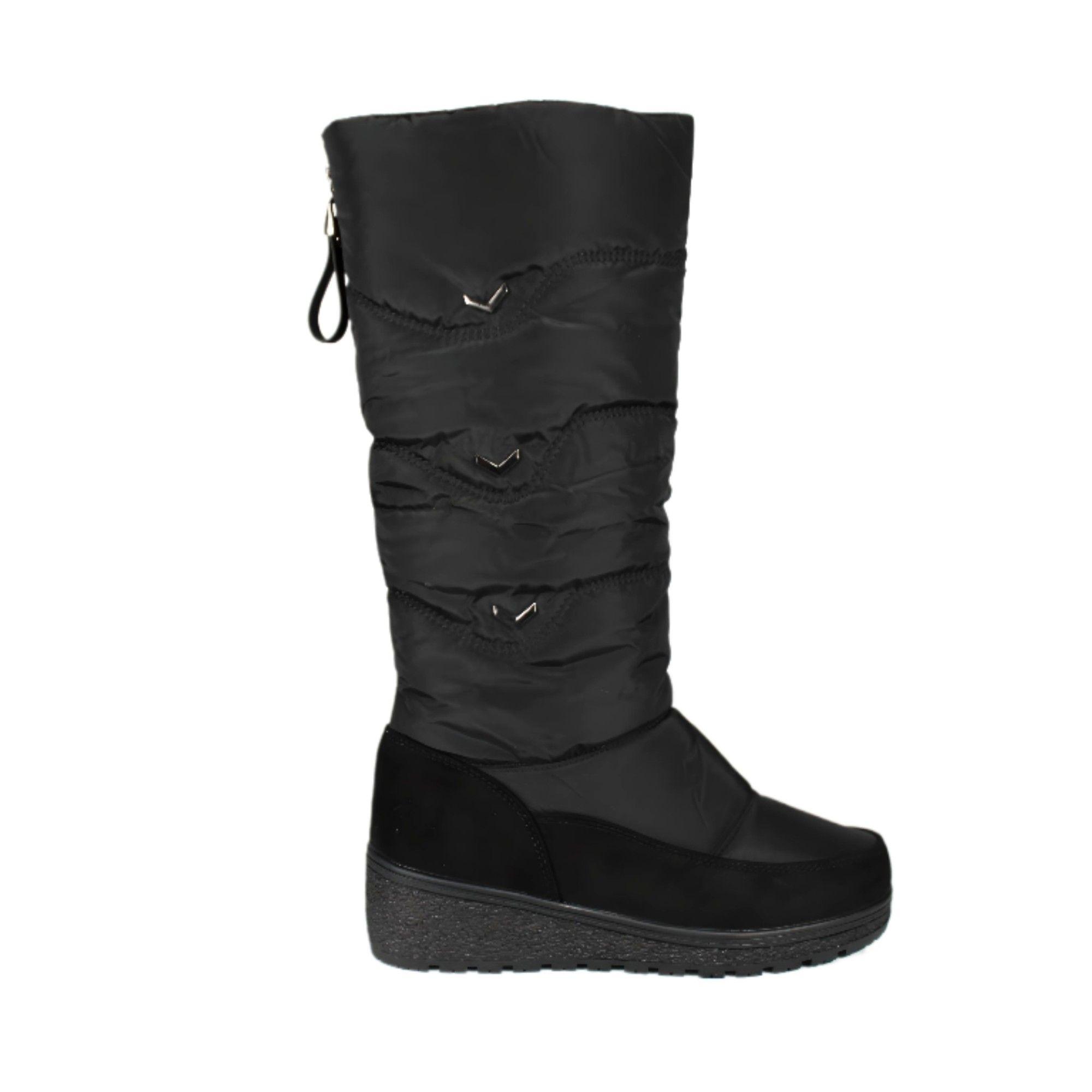 Bota Impermeable Mujer 23 Yassne Negro-0