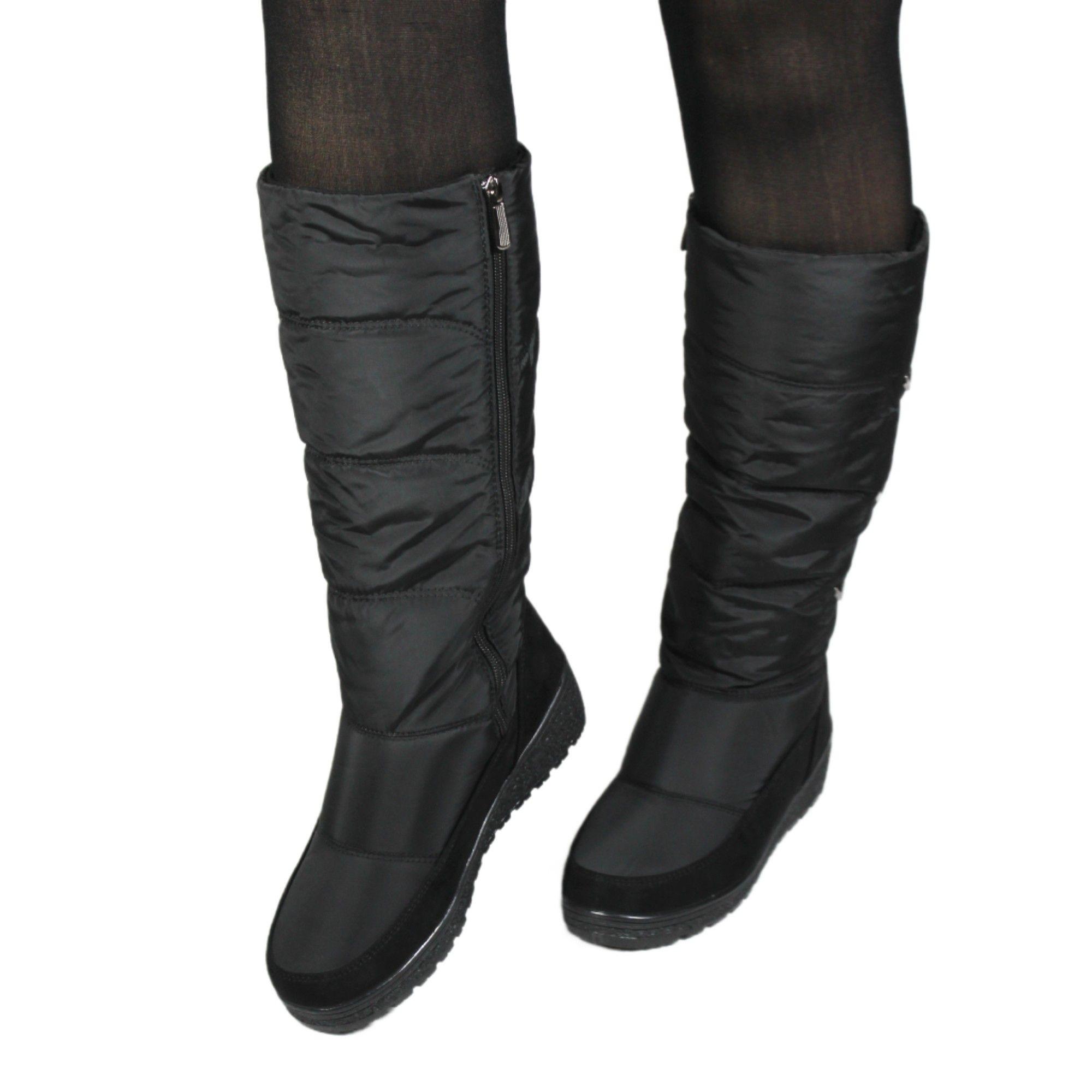 Bota Impermeable Mujer 23 Yassne Negro-1