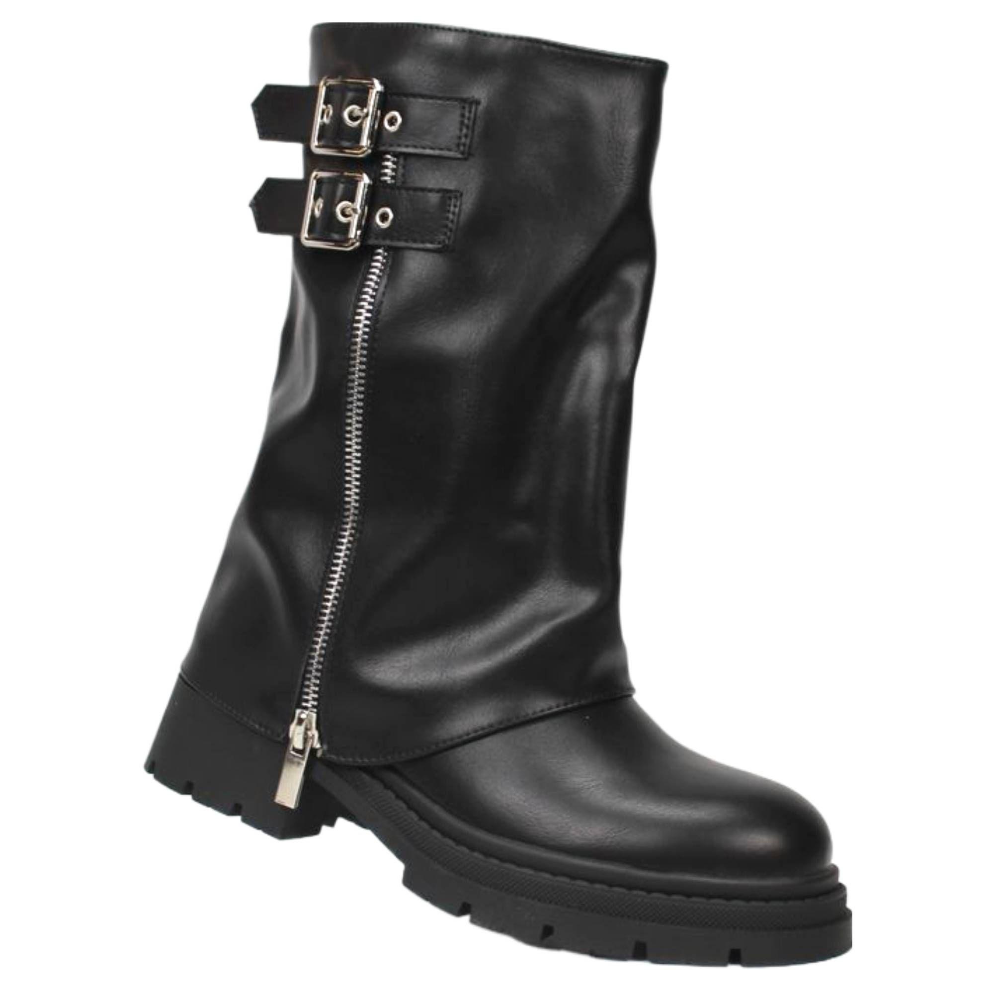 Bota de Mujer 266  Negro Yassne-2