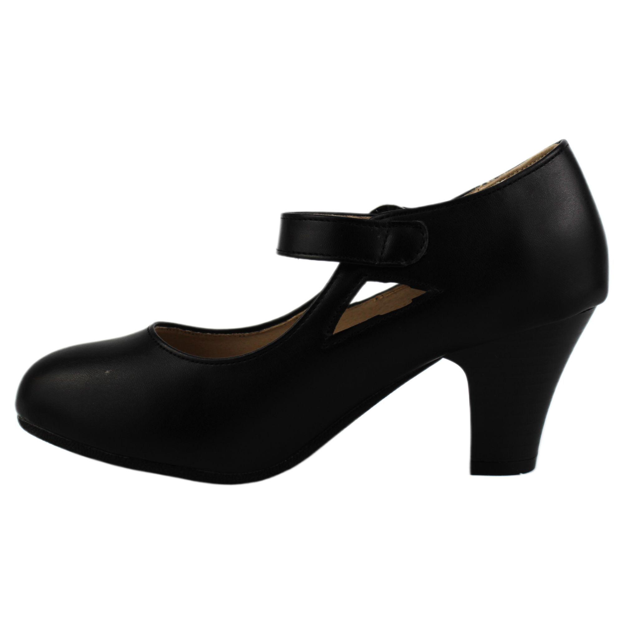 Zapato de Mujer Taco Cono 23 Yassne Negro-3