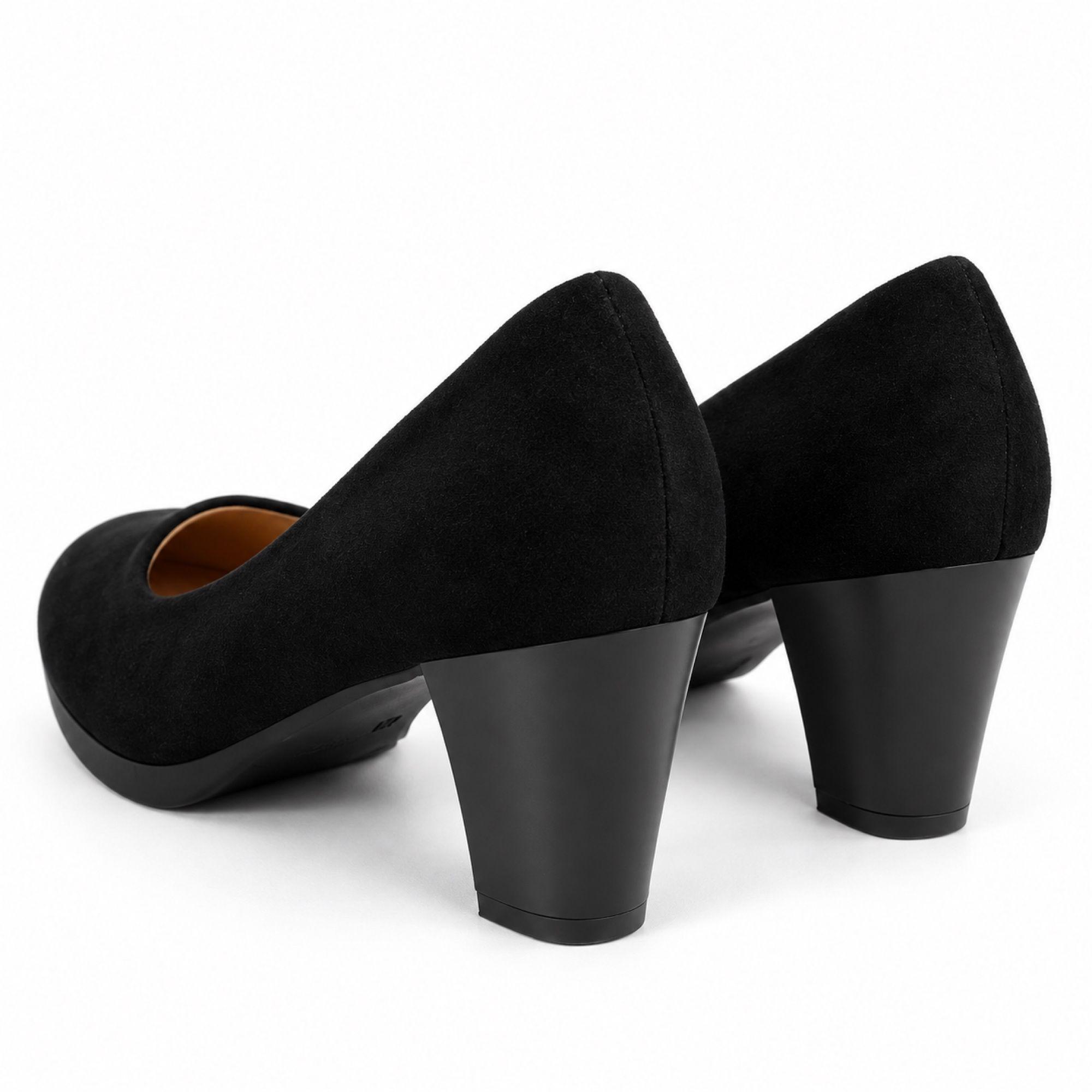 Zapato de Mujer Formal Gamuza Taco Cónico 2652-3