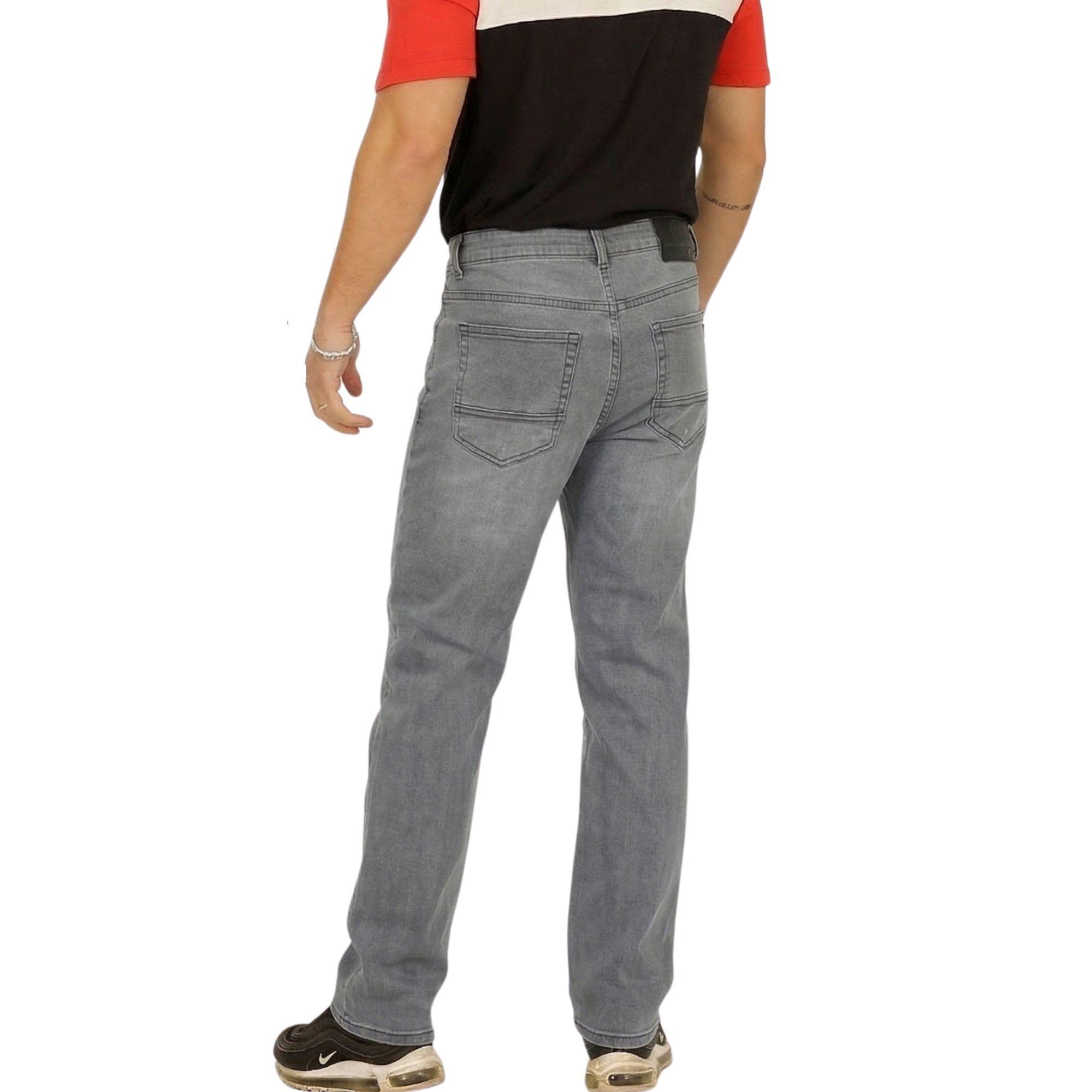 Jeans de Hombre Recto Regular Fit Gris-2