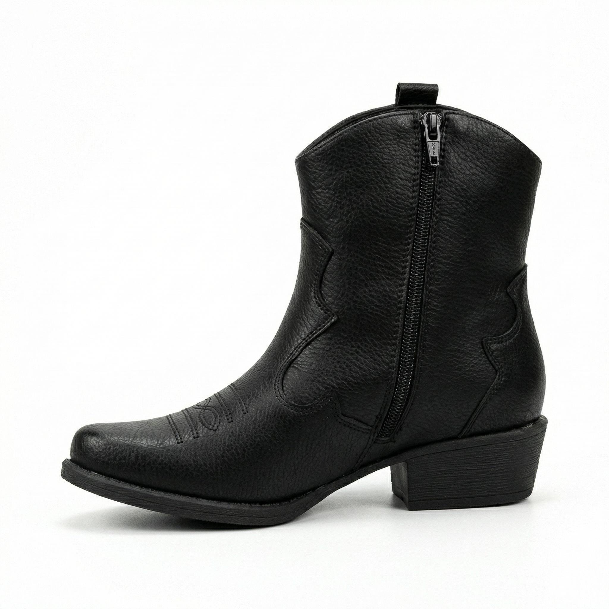 Botín Vaquero Mujer Taco Bajo L6-3