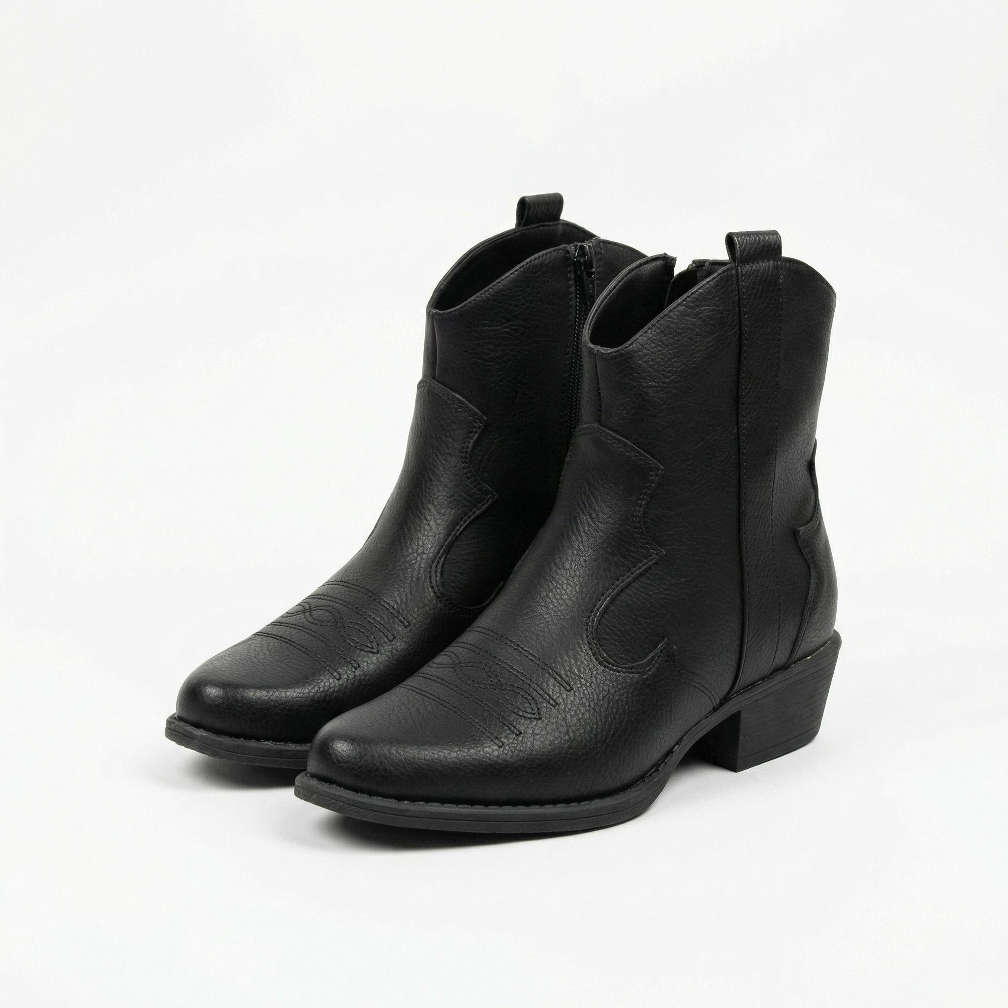 Botín Vaquero Mujer Taco Bajo L6-4