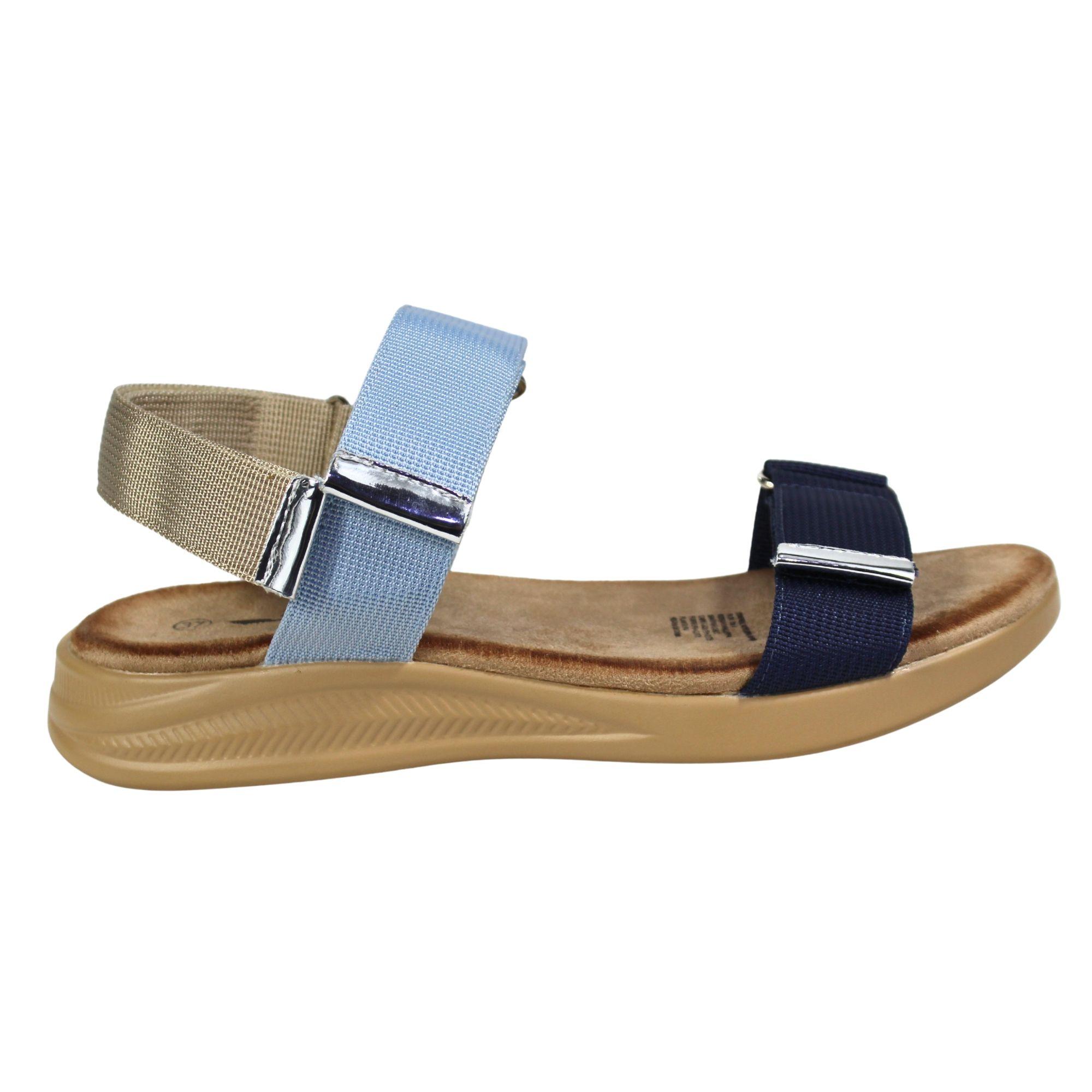 Sandalia deportiva de mujer TGH04 Azul-0