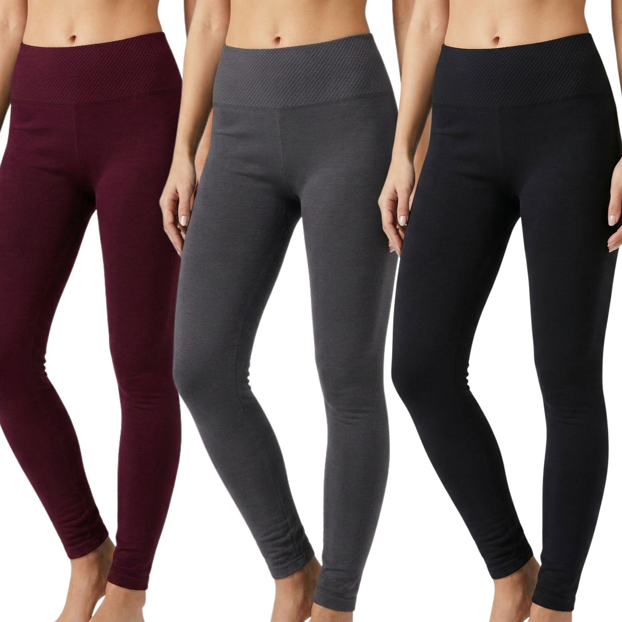 Calza Polar Mujer Algodón Invierno Térmica-5