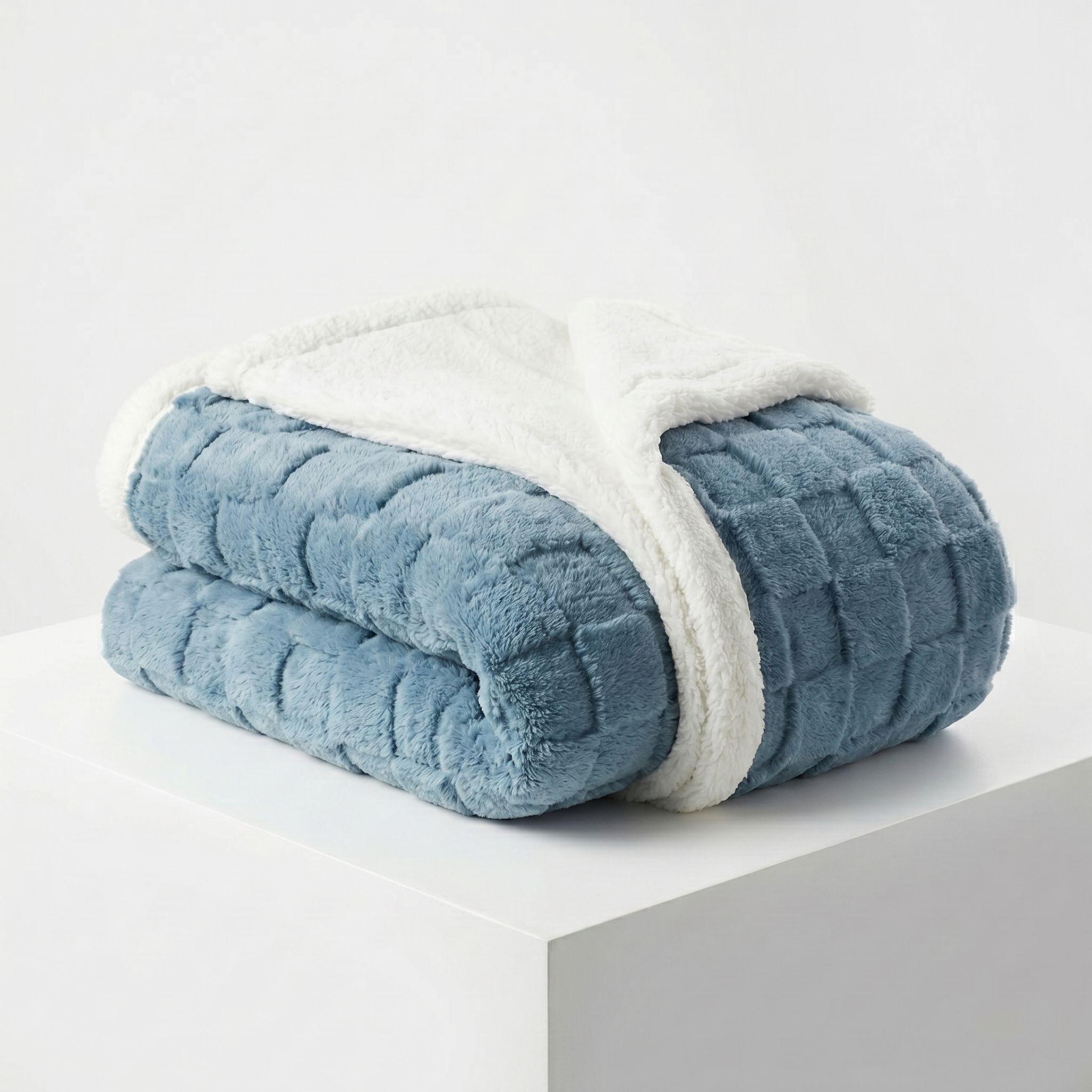 Manta Relieve Sherpa Chiporro 2 Plazas 230x200 Cm-0