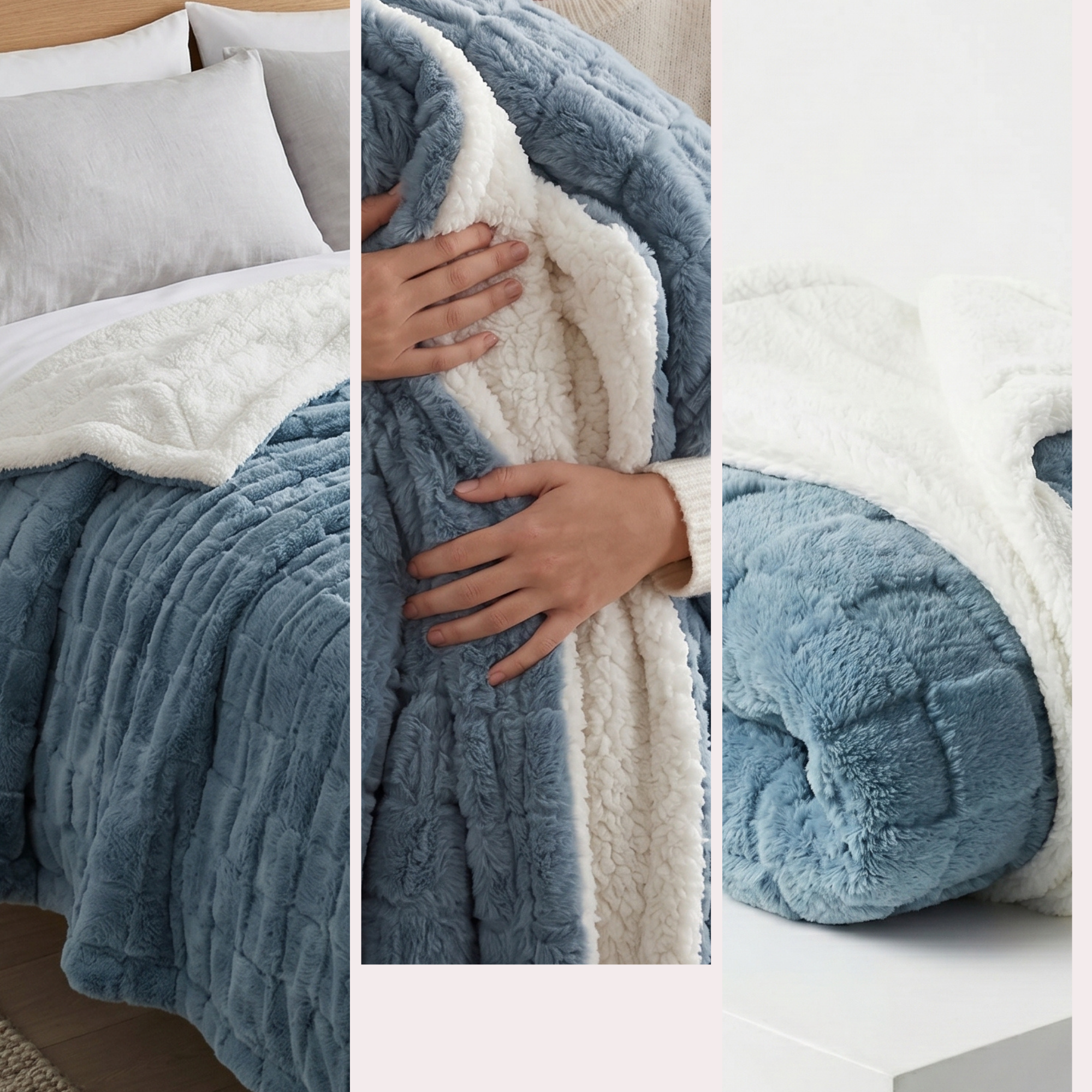 Manta Relieve Sherpa Chiporro 2 Plazas 230x200 Cm-5