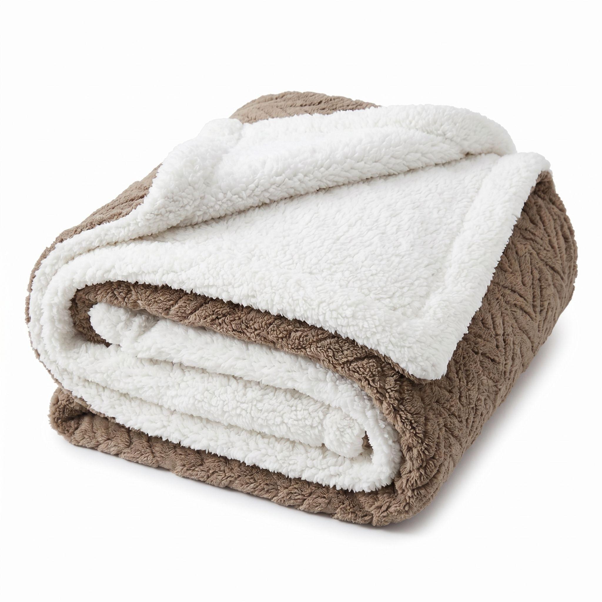 Manta Relieve Sherpa Chiporro 2 Plazas 230x200 Cm-0