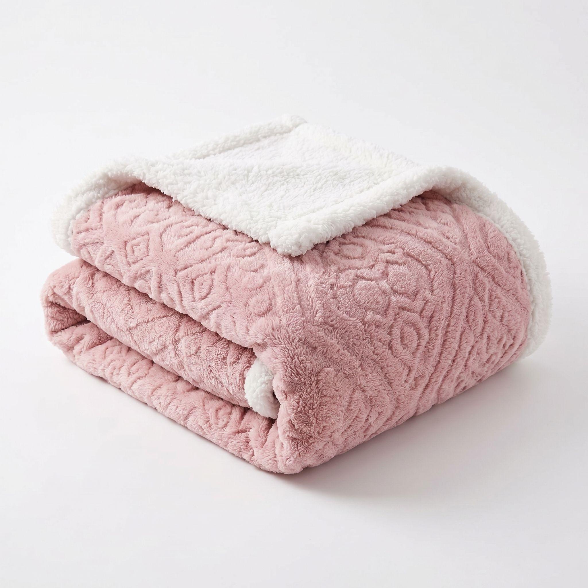 Manta Relieve Sherpa Chiporro 2 Plazas 230x200 Cm-0