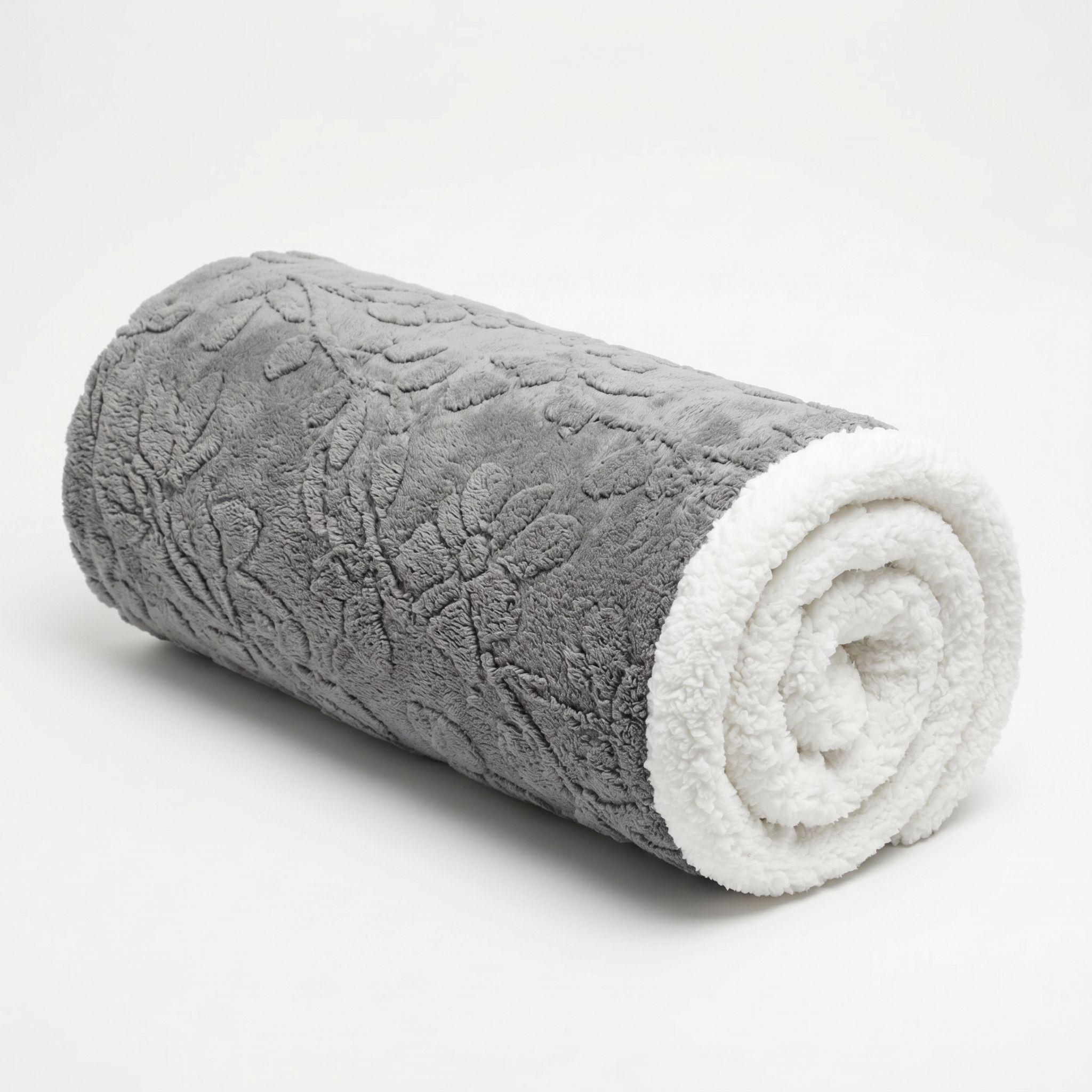 Manta Relieve Sherpa Chiporro 2 Plazas 230x200 Cm-0