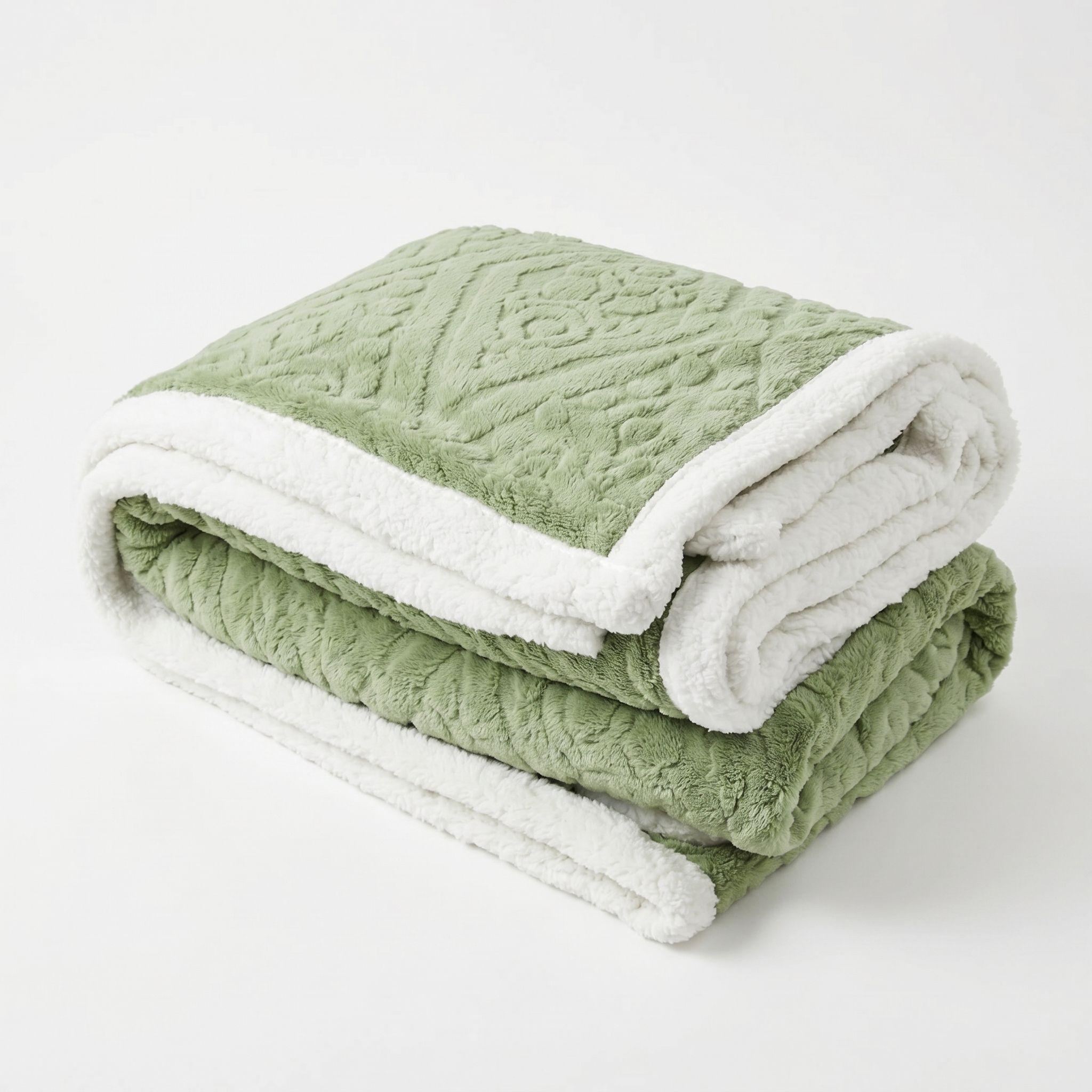 Manta Relieve Sherpa Chiporro 2 Plazas 230x200 Cm-0