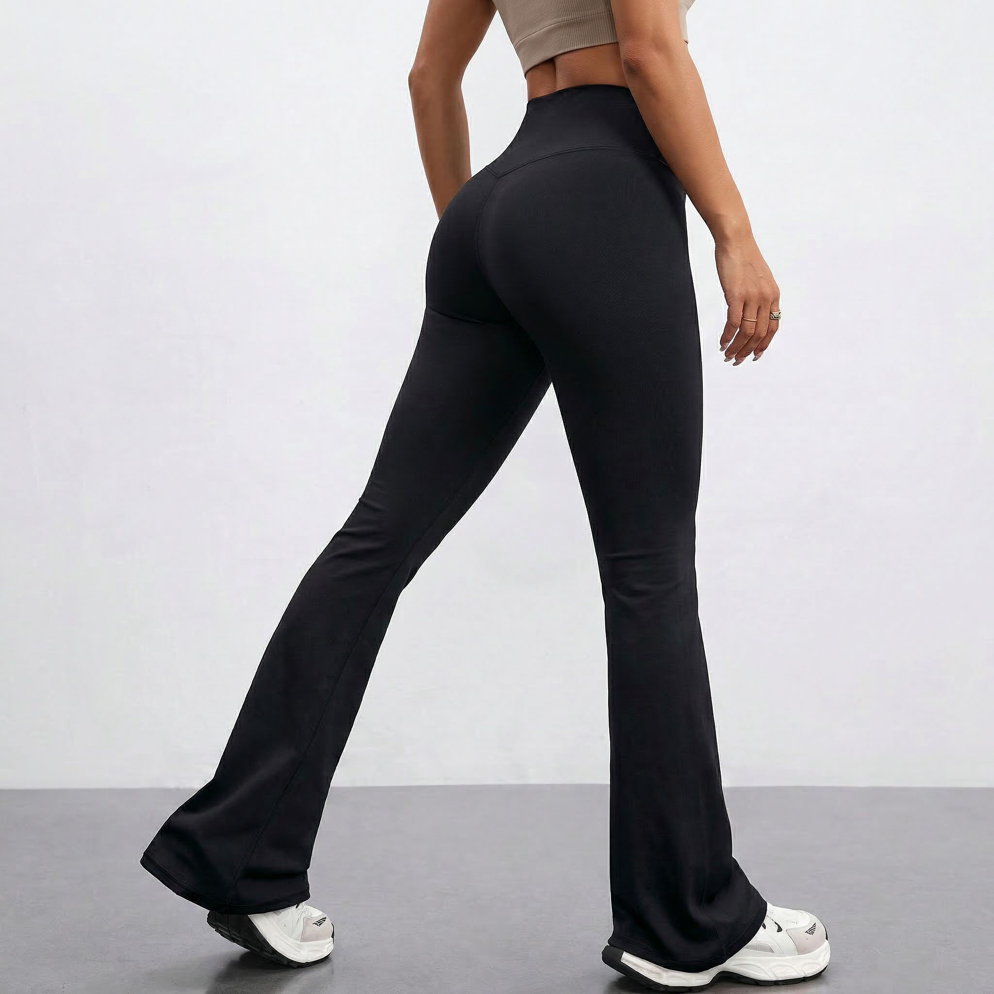 Calza Flare Animal Print Pata Elefante Mujer-2