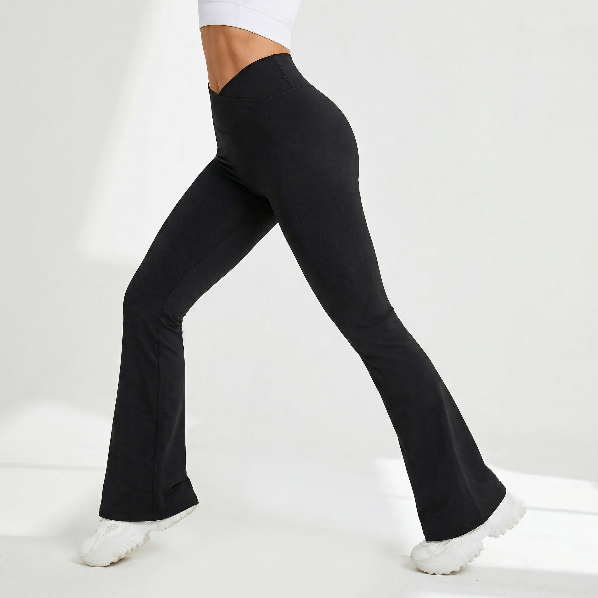 Calza Flare Animal Print Pata Elefante Mujer-3