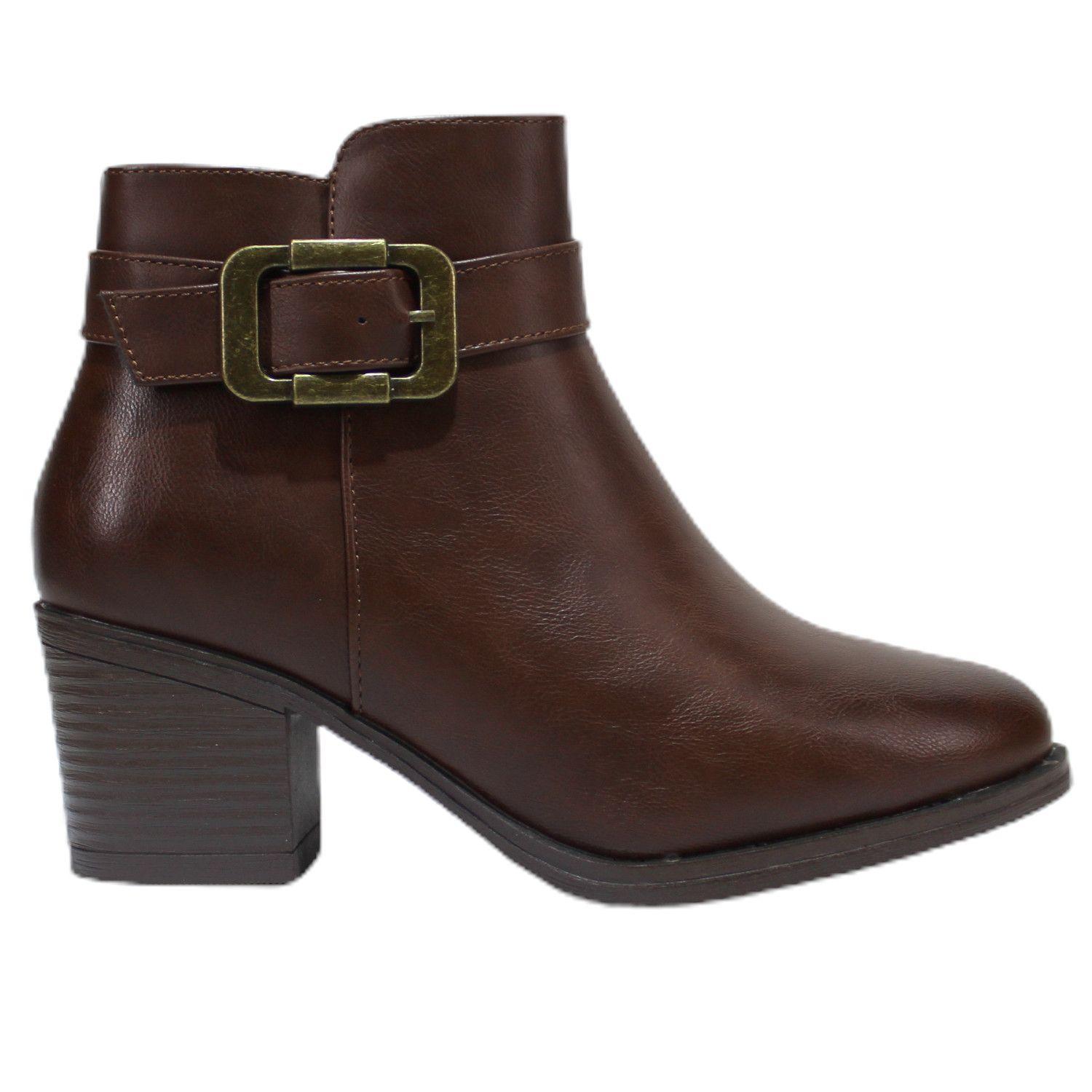 Botin formal de mujer taco bajo Y34 Yasna-0