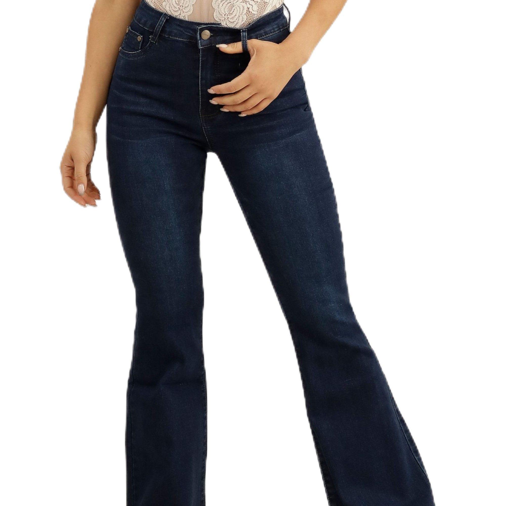 Jeans Acampanados de Mujer J9799-2