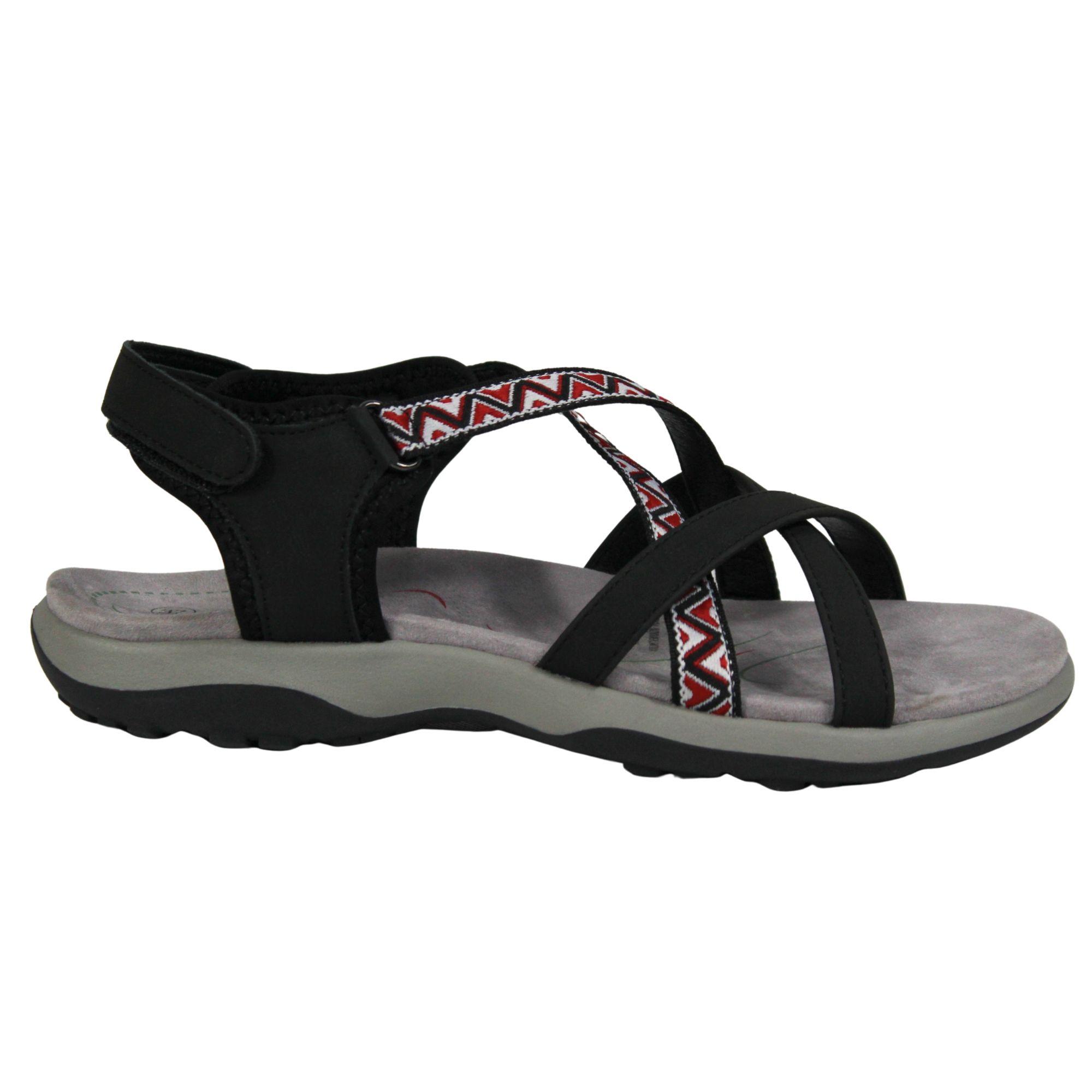 Sandalias Bajas Outdoor Mujer 6631 Negro-0