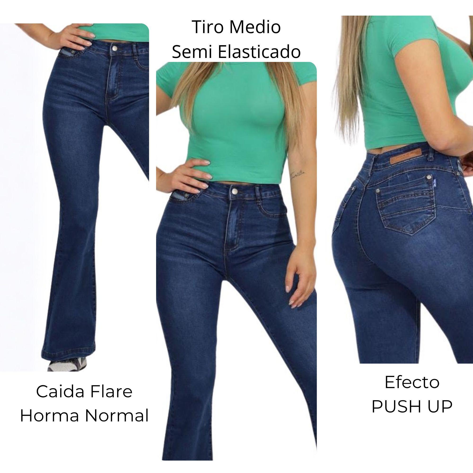 Jeans Mujer Flare Push UP J9158-5