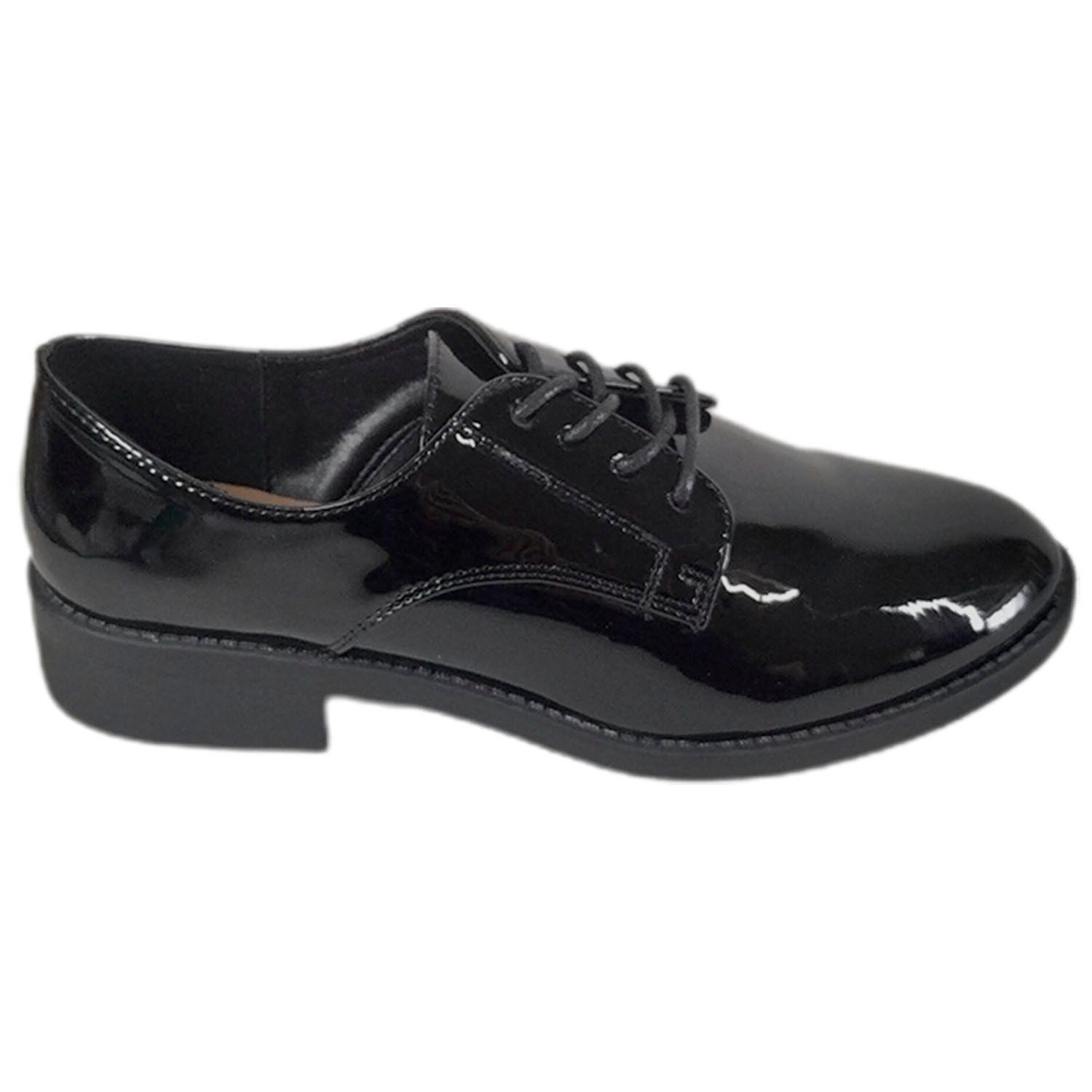 Zapato Charol de Mujer con cordones-2