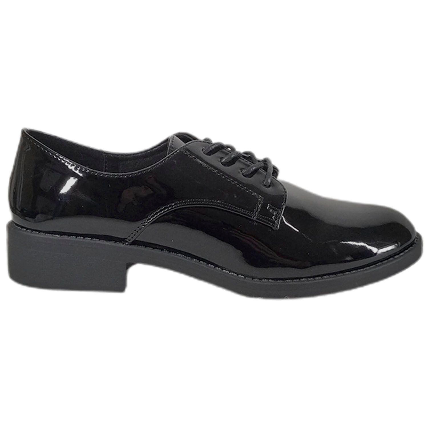 Zapato Charol de Mujer con cordones-0