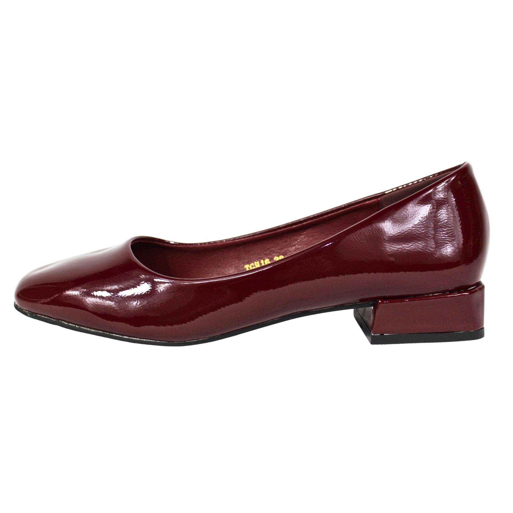 Zapato Mujer Mary Jane TGH16 Burdeo-0