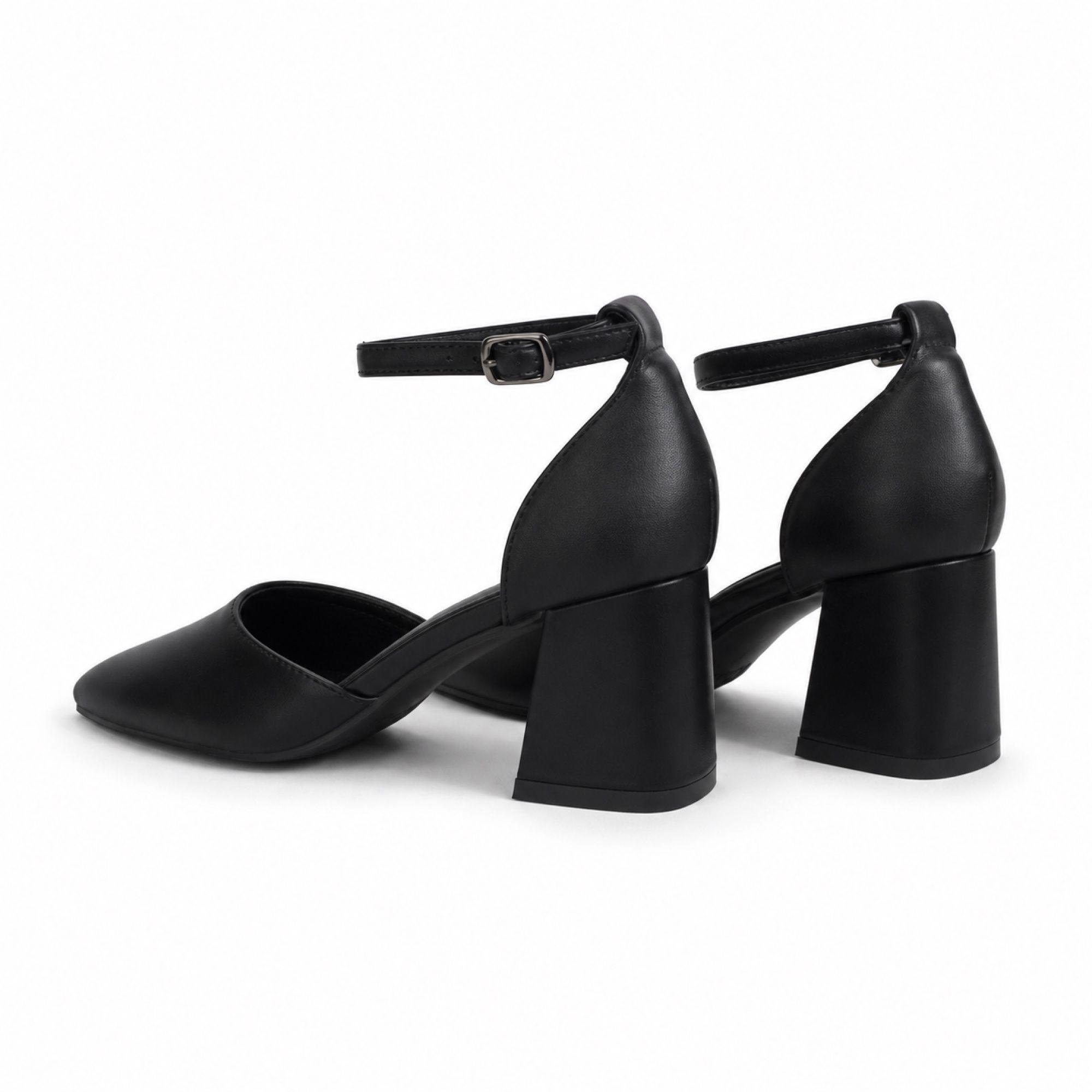 Zapato Mujer En Punta Taco Cuadrado 5275-4