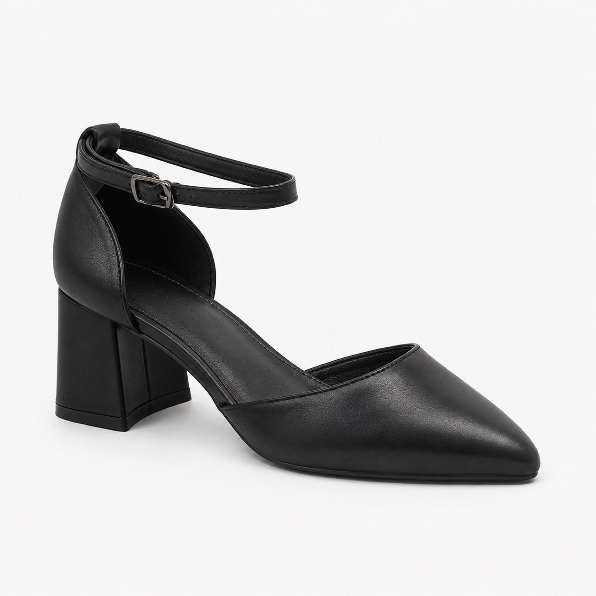 Zapato Mujer En Punta Taco Cuadrado 5275-6