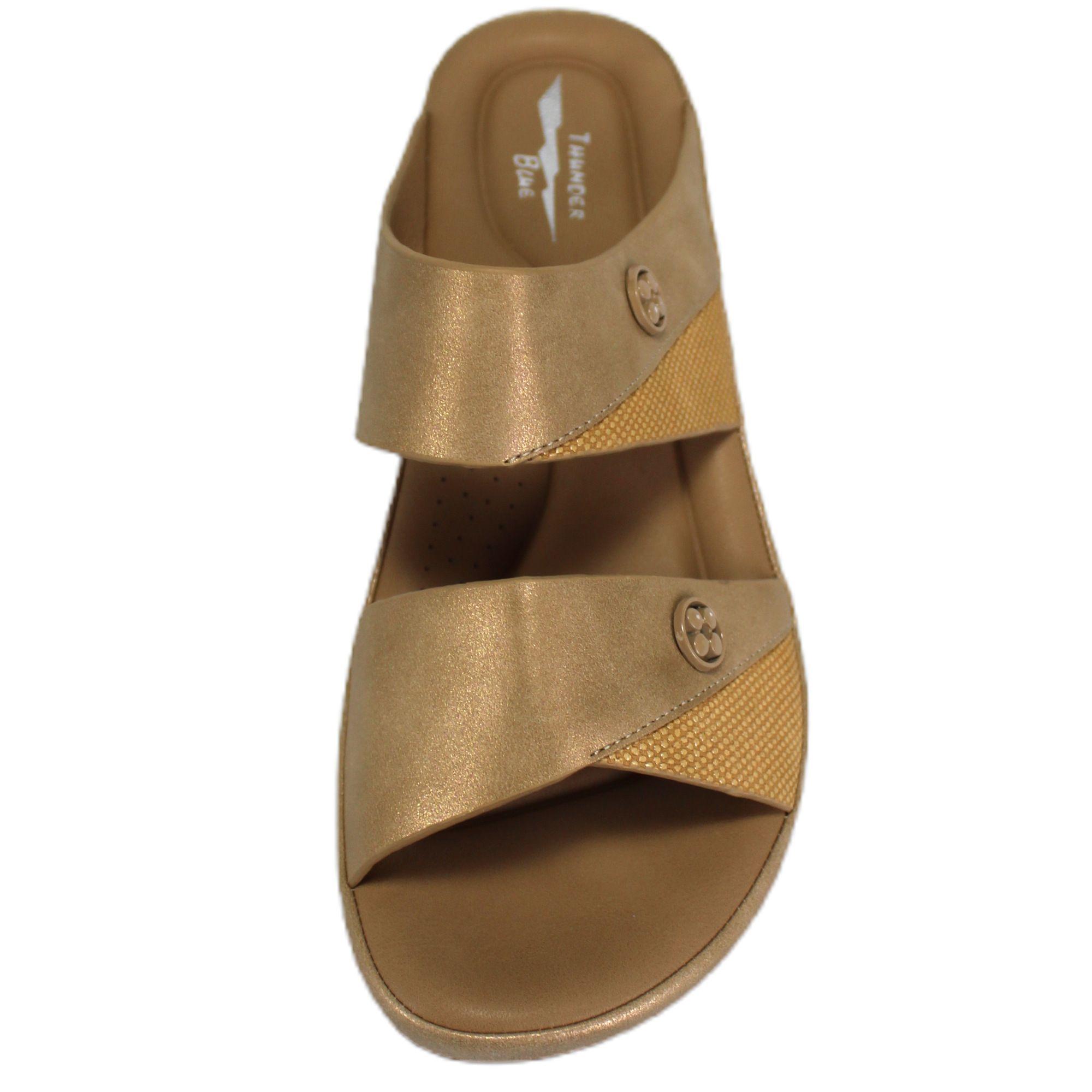 Sandalia Casual Mujer Taco Medio H53 Yassne Marron-2